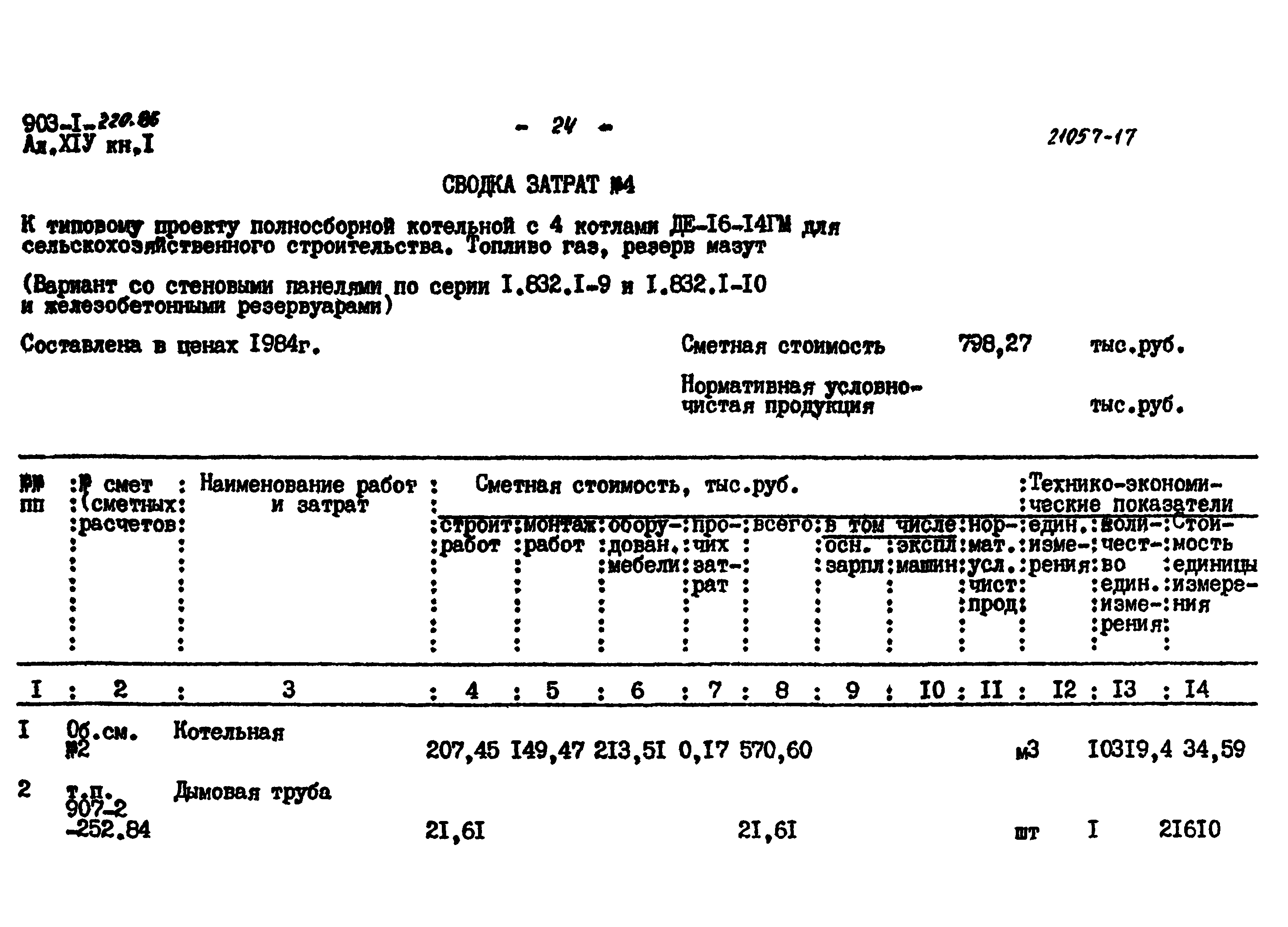 Типовой проект 903-1-220.86