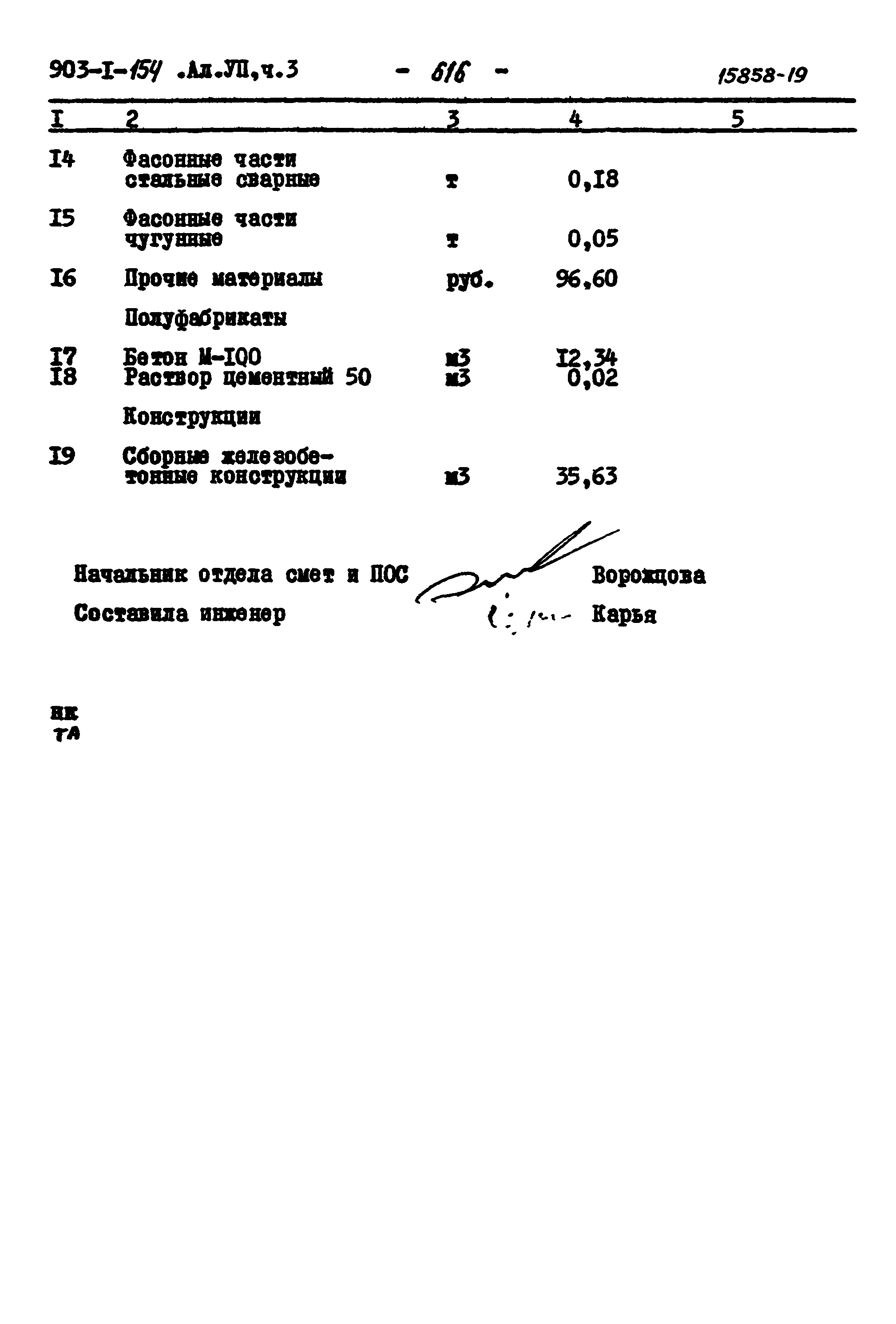 Типовой проект 903-1-154