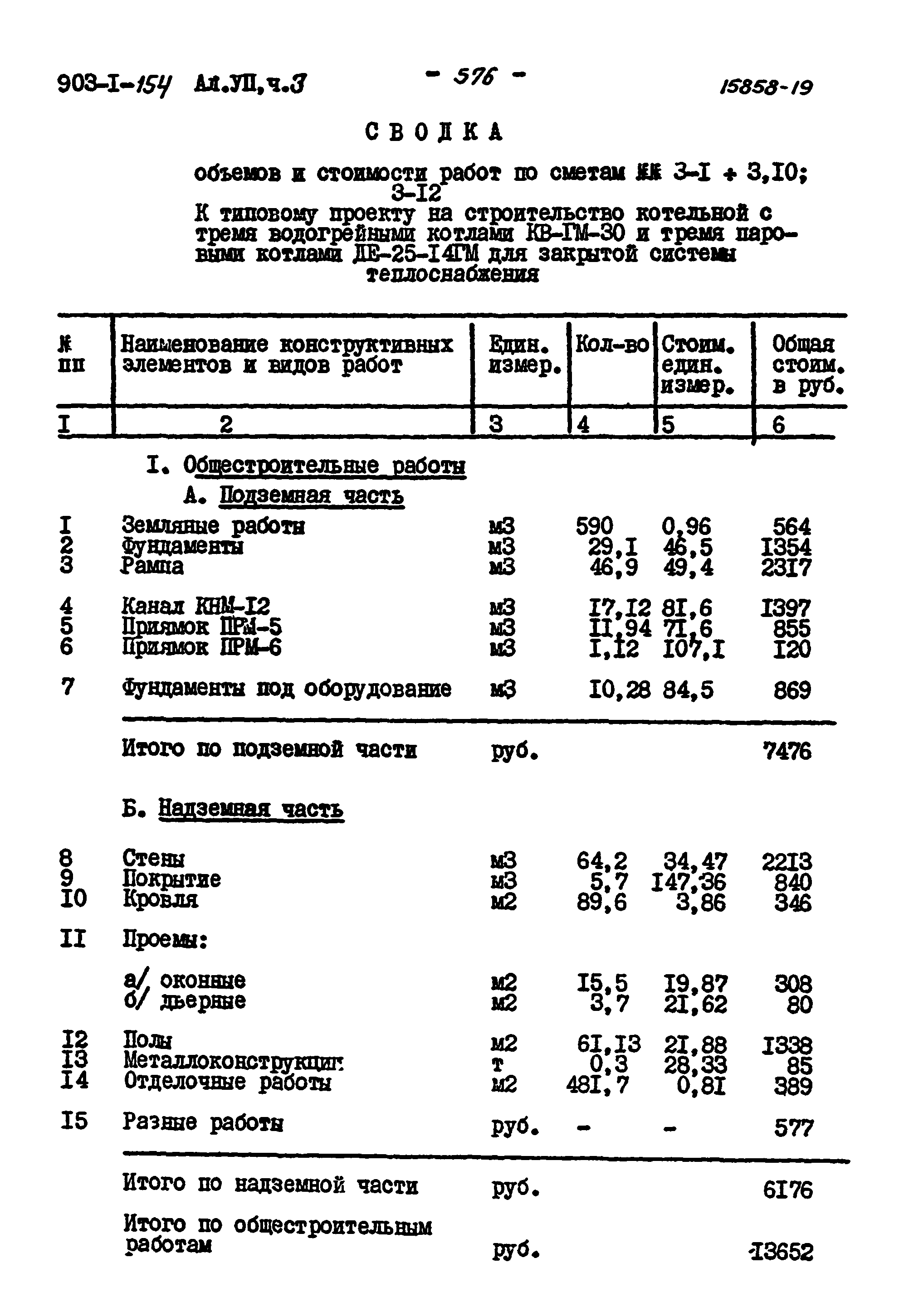 Типовой проект 903-1-154