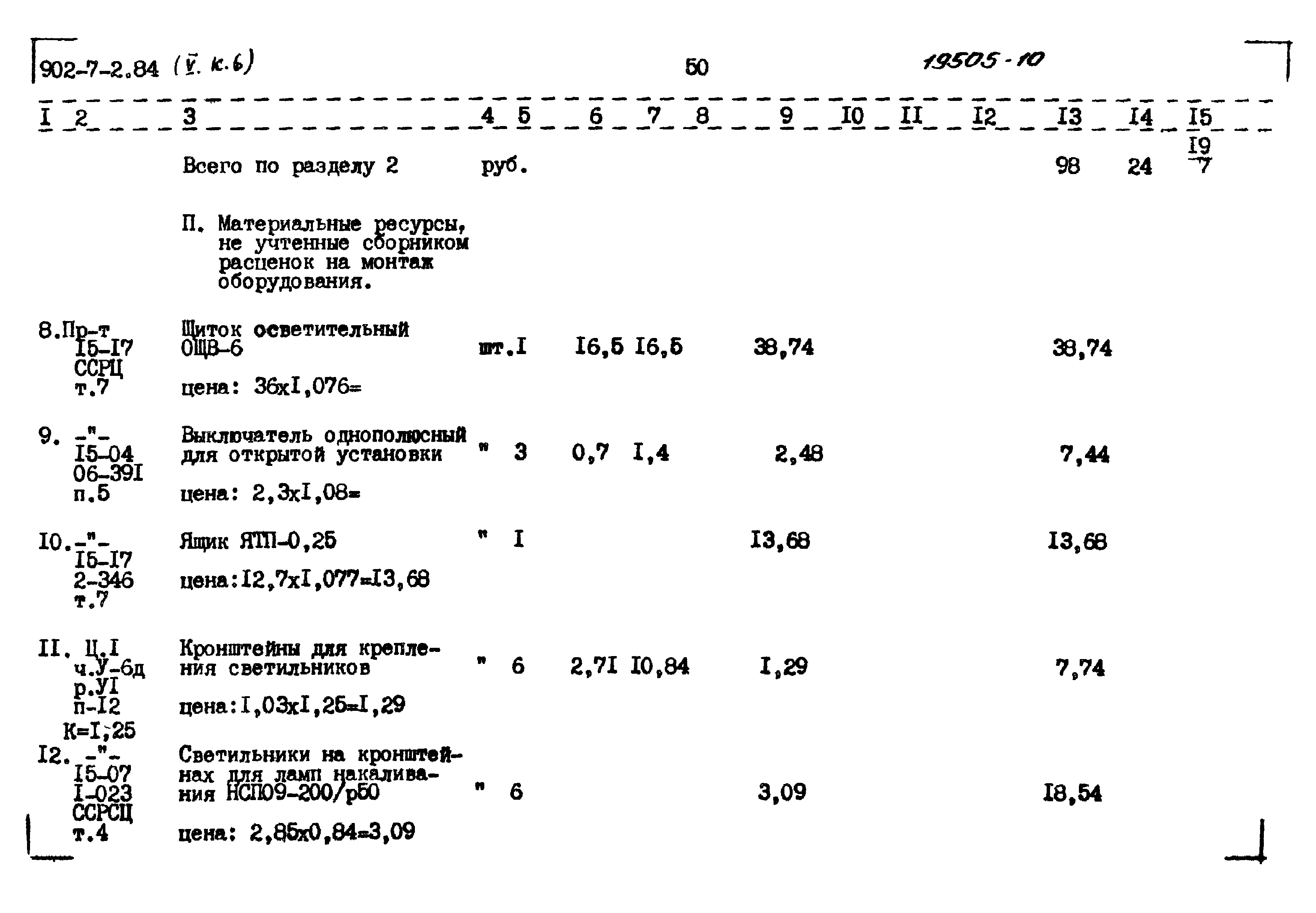 Типовой проект 902-7-2.84