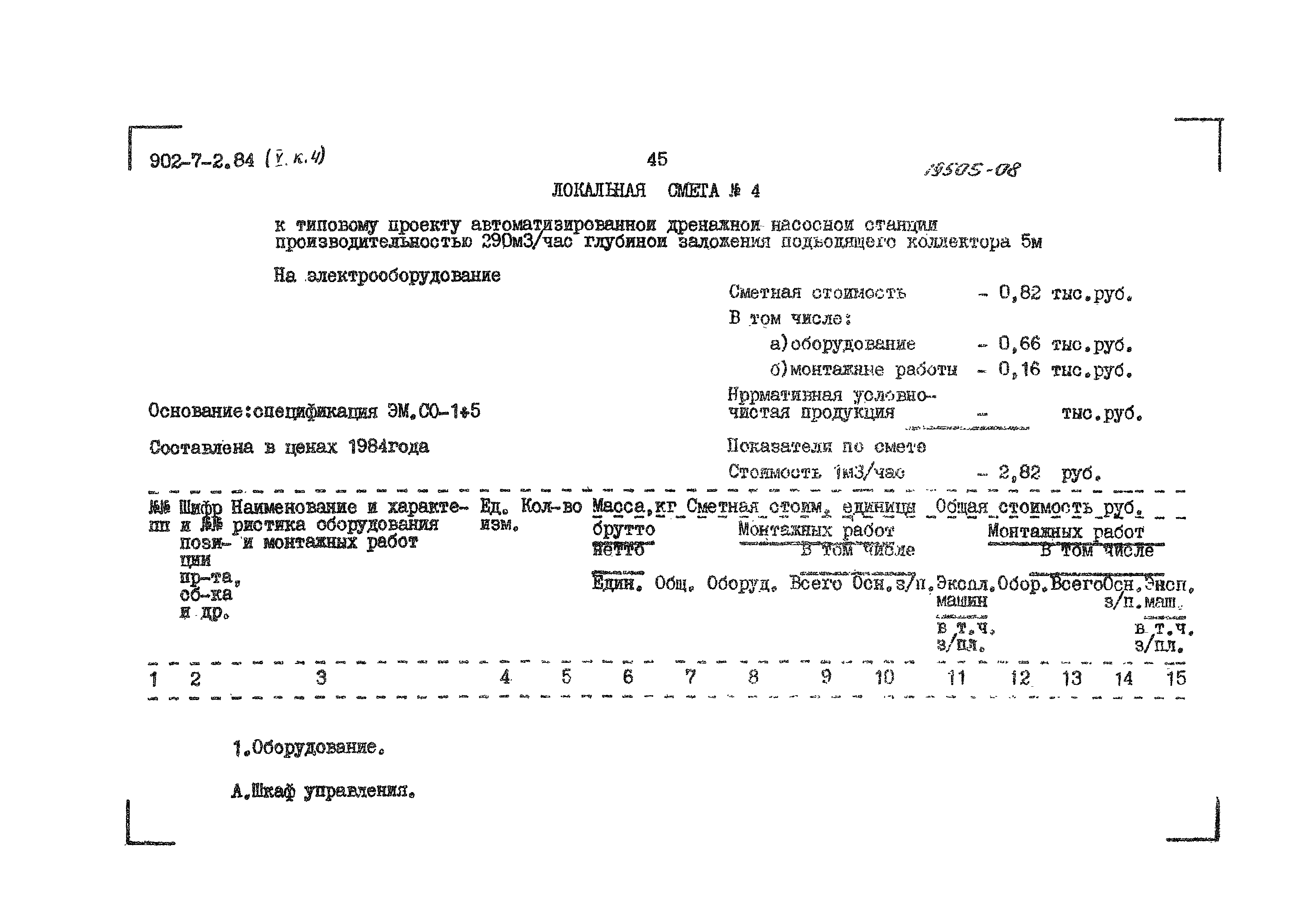 Типовой проект 902-7-2.84