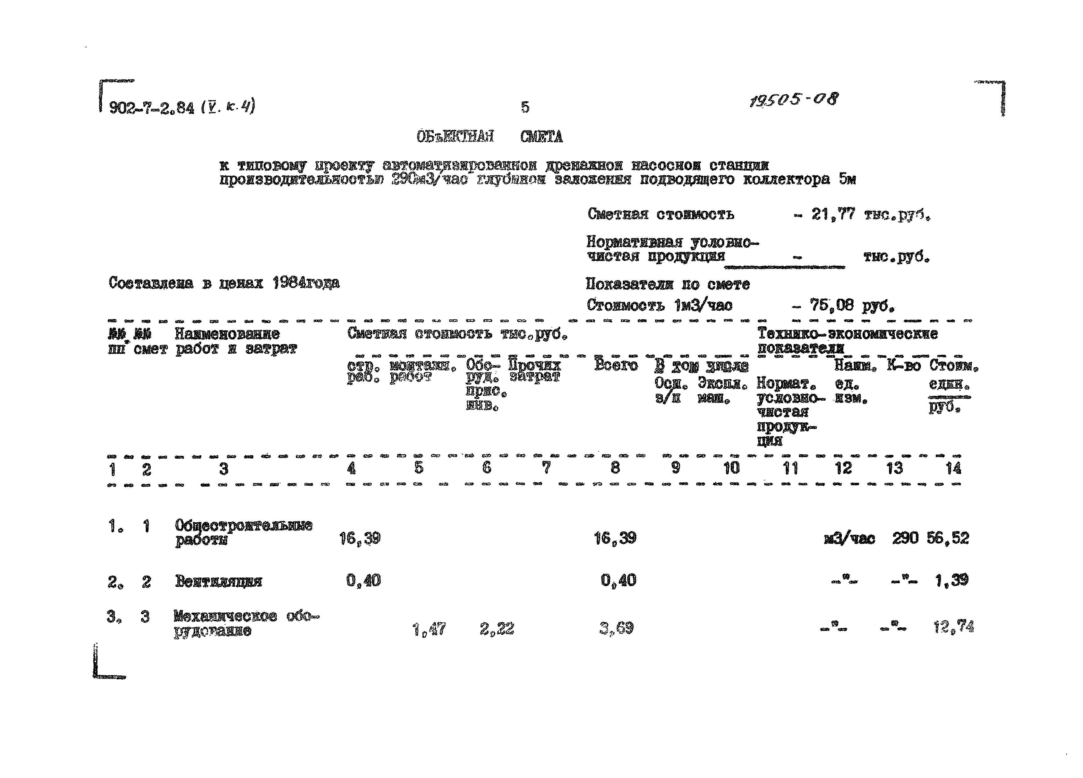 Типовой проект 902-7-2.84