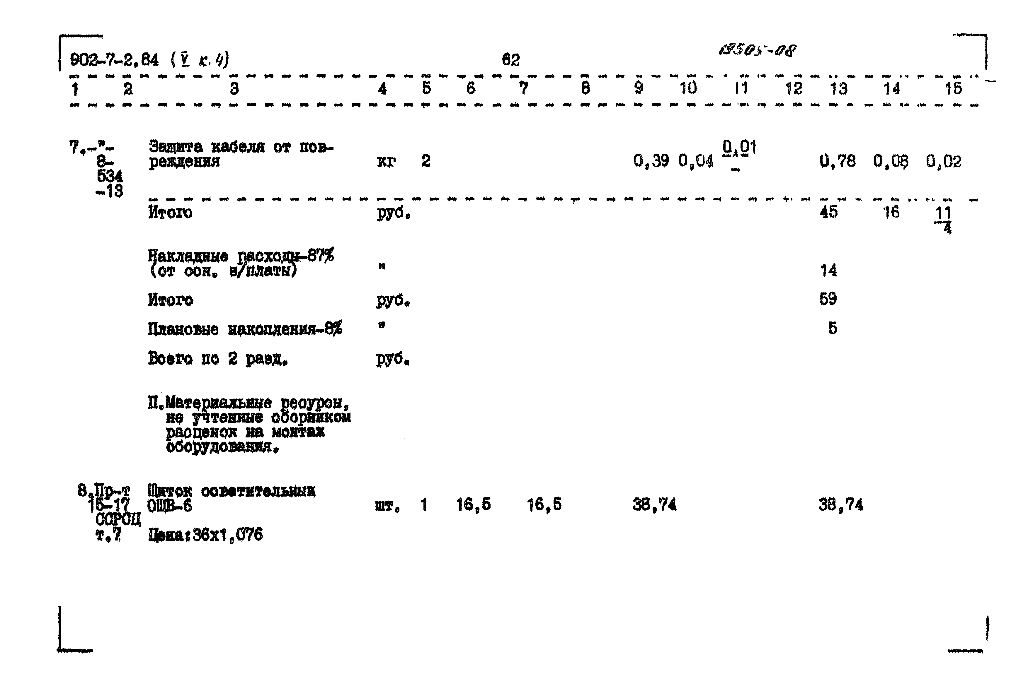 Типовой проект 902-7-2.84