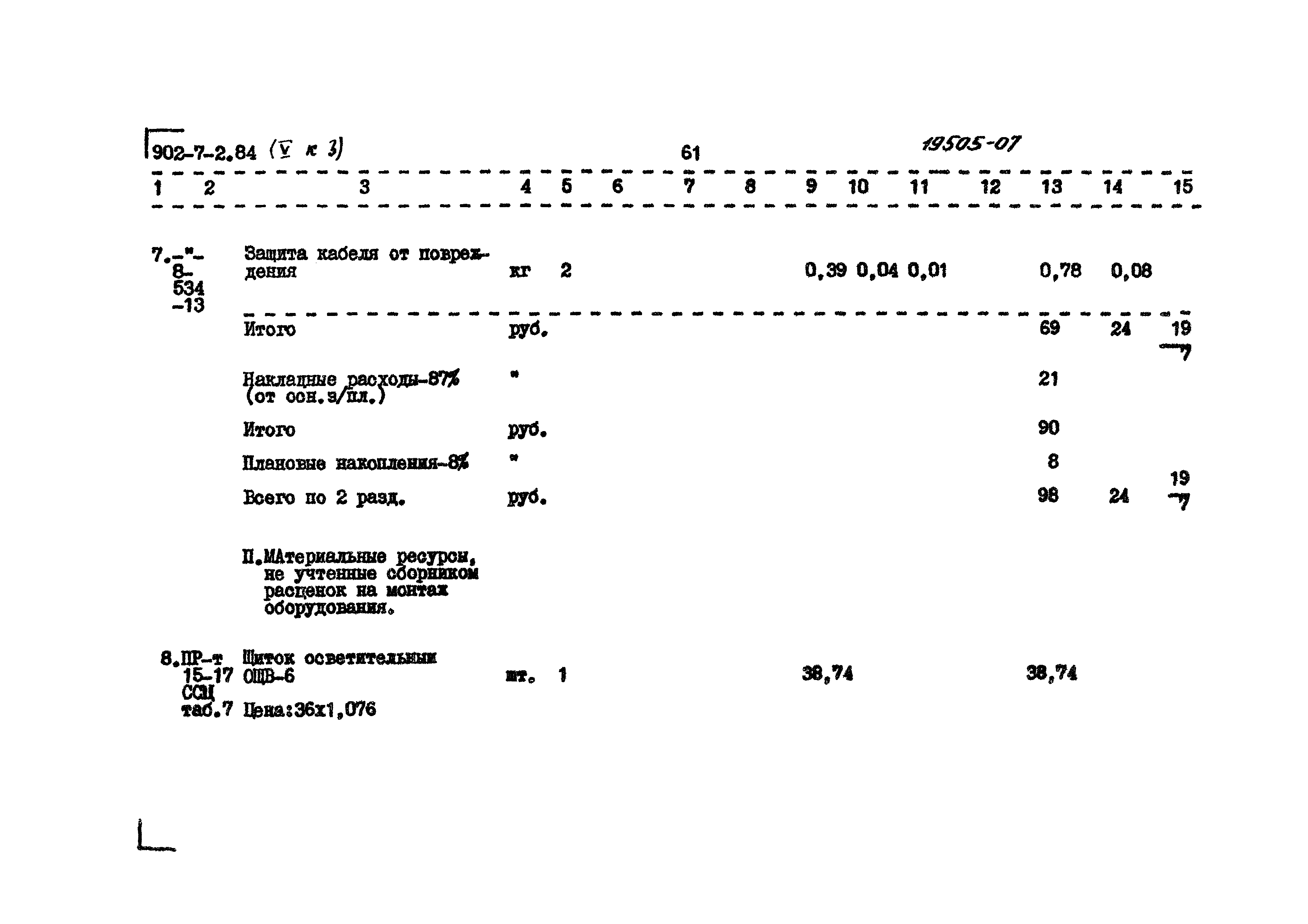 Типовой проект 902-7-2.84
