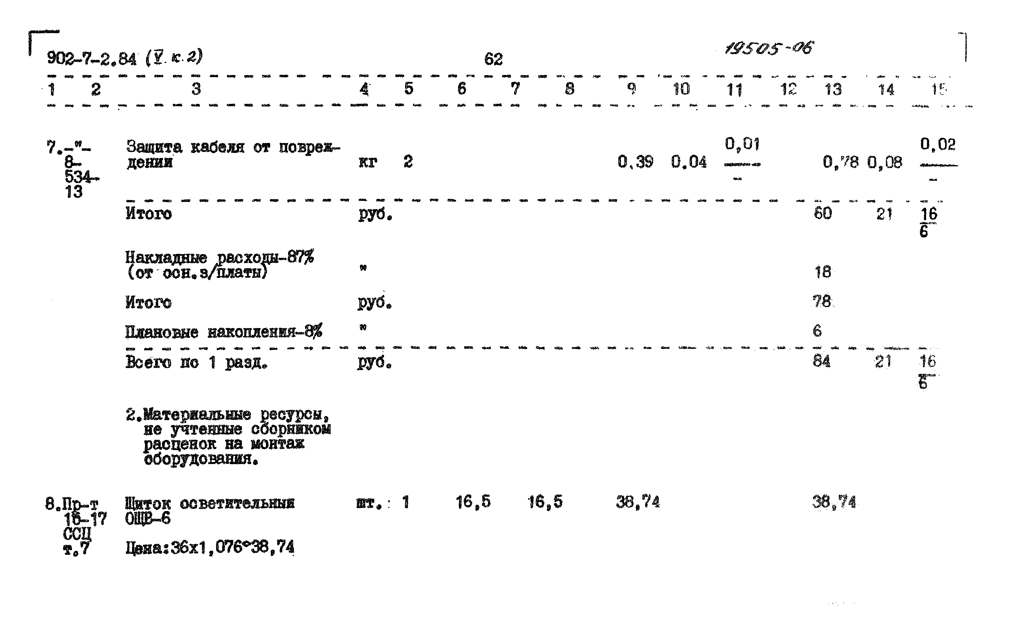 Типовой проект 902-7-2.84