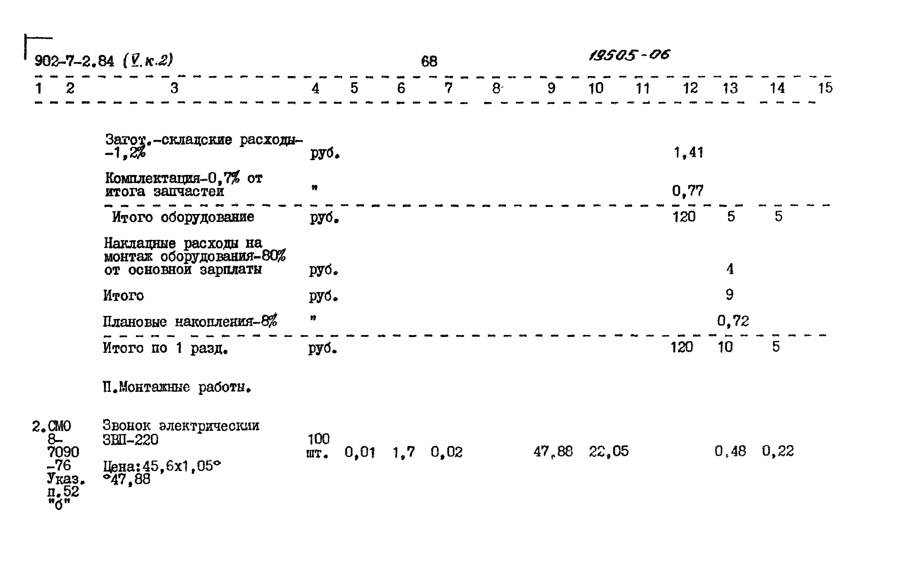Типовой проект 902-7-2.84