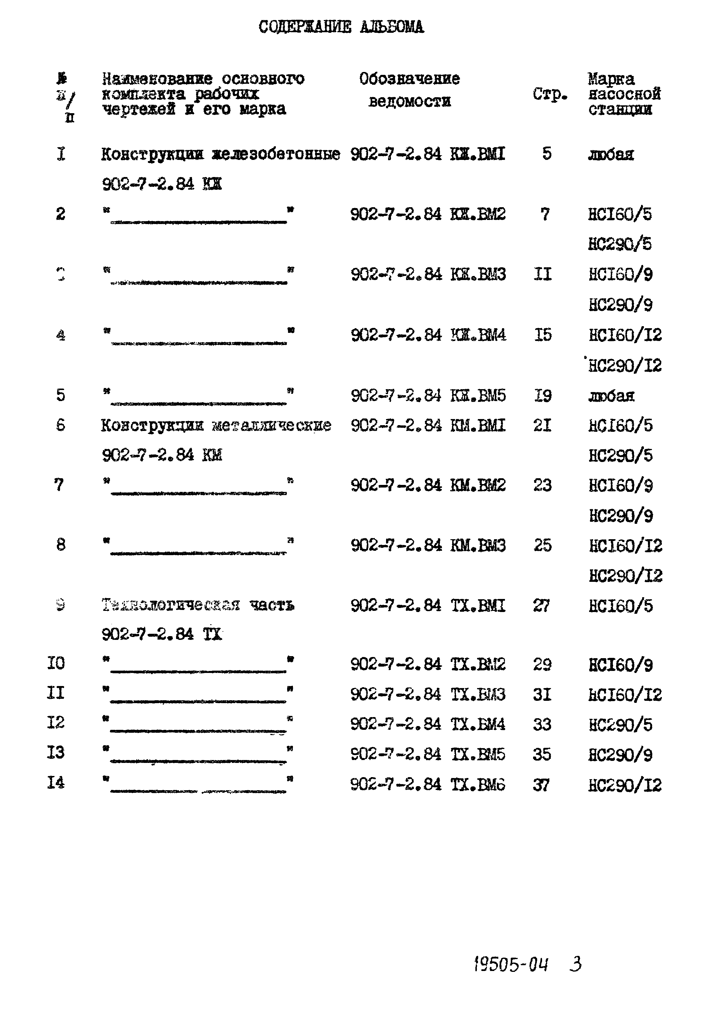Типовой проект 902-7-2.84