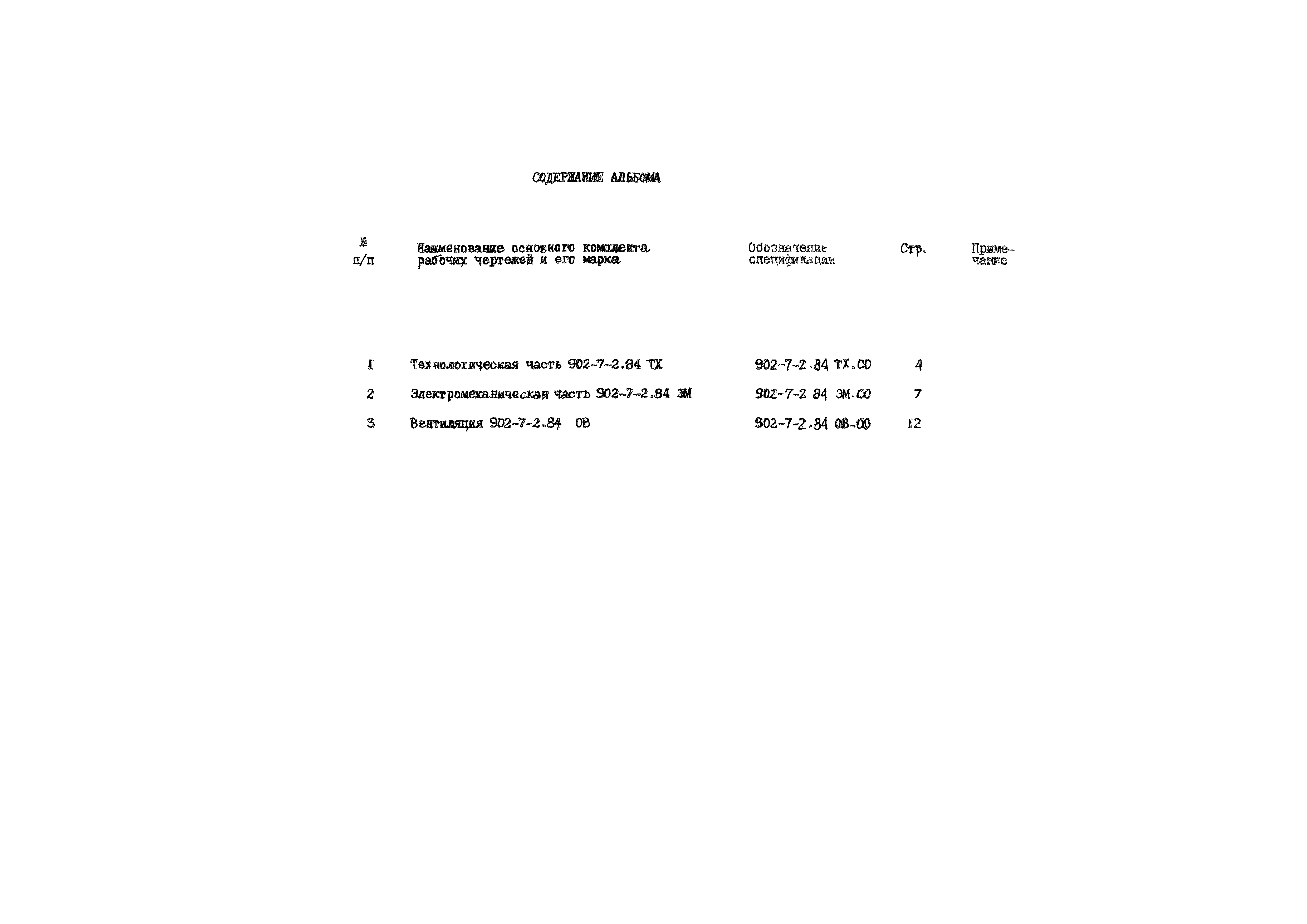 Типовой проект 902-7-2.84