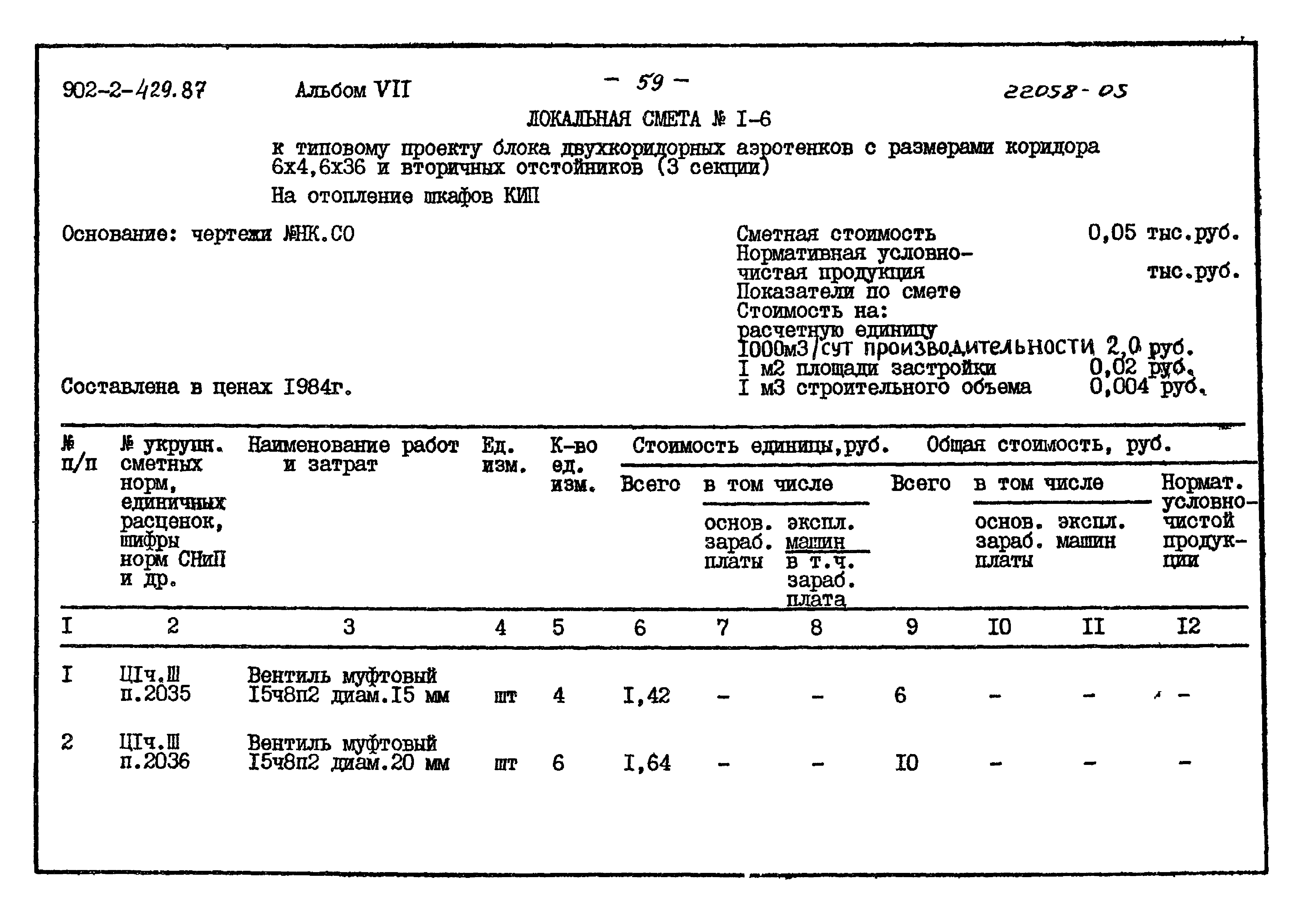 Типовой проект 902-2-429.87