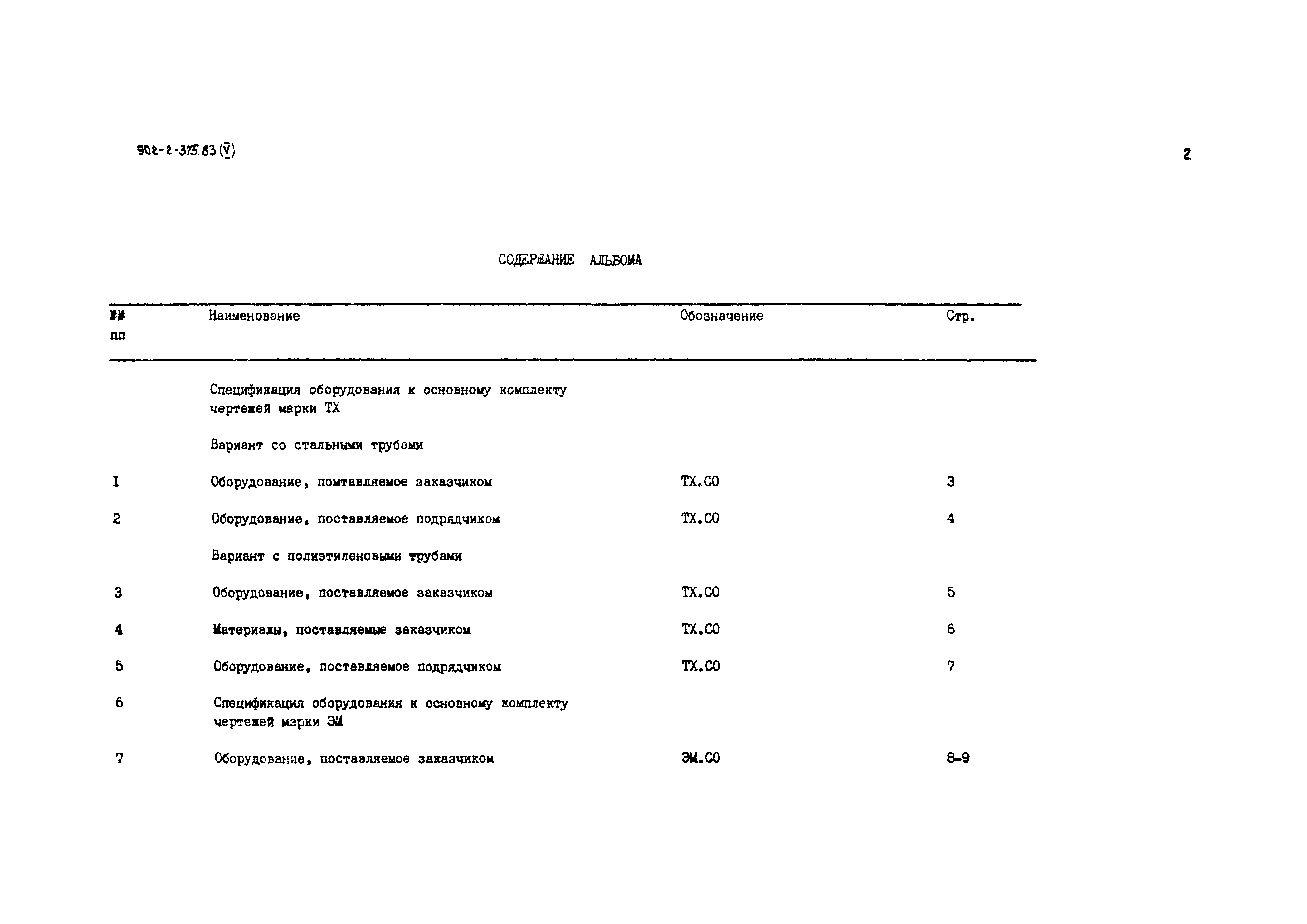 Типовой проект 902-2-375.83