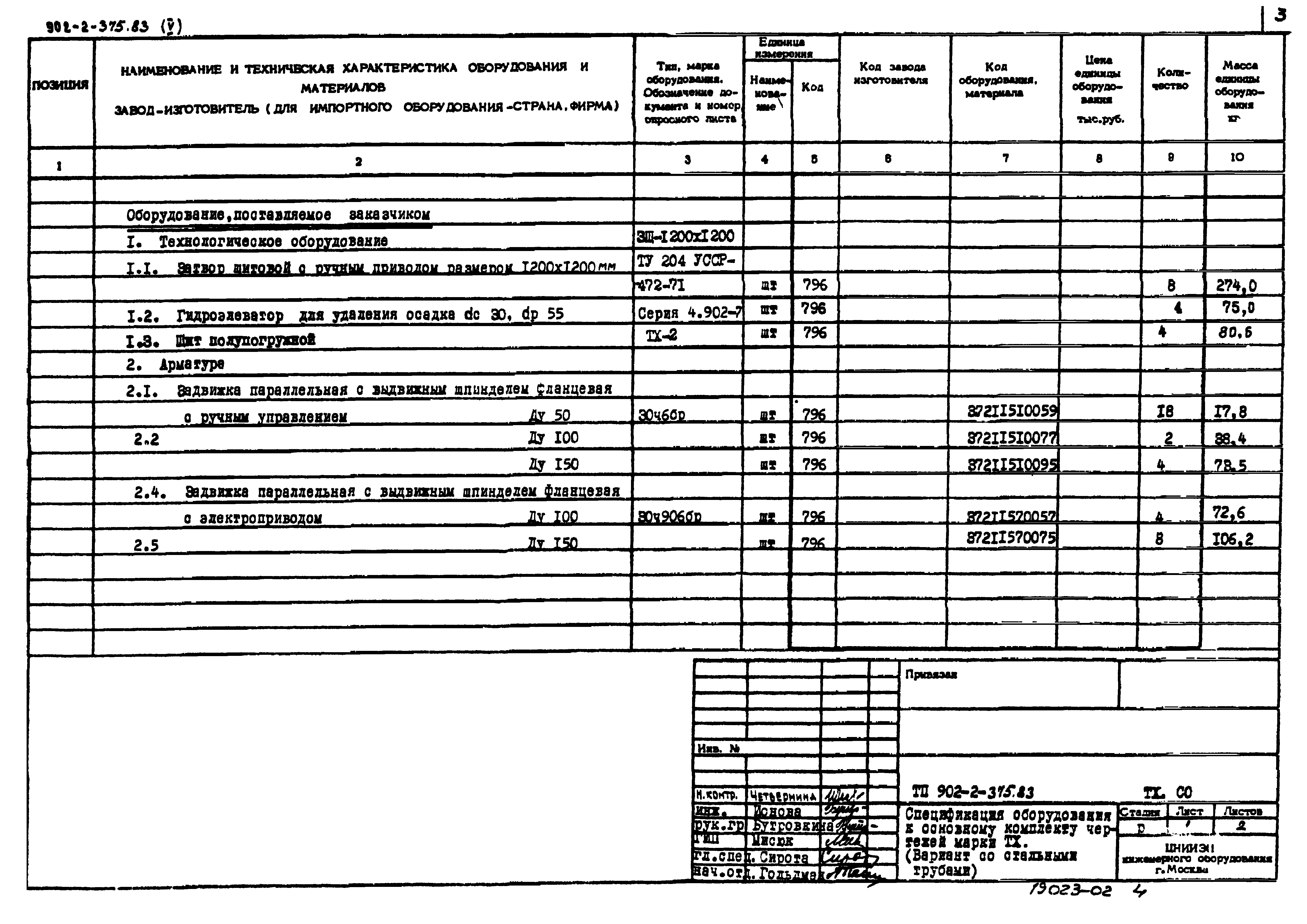 Типовой проект 902-2-375.83