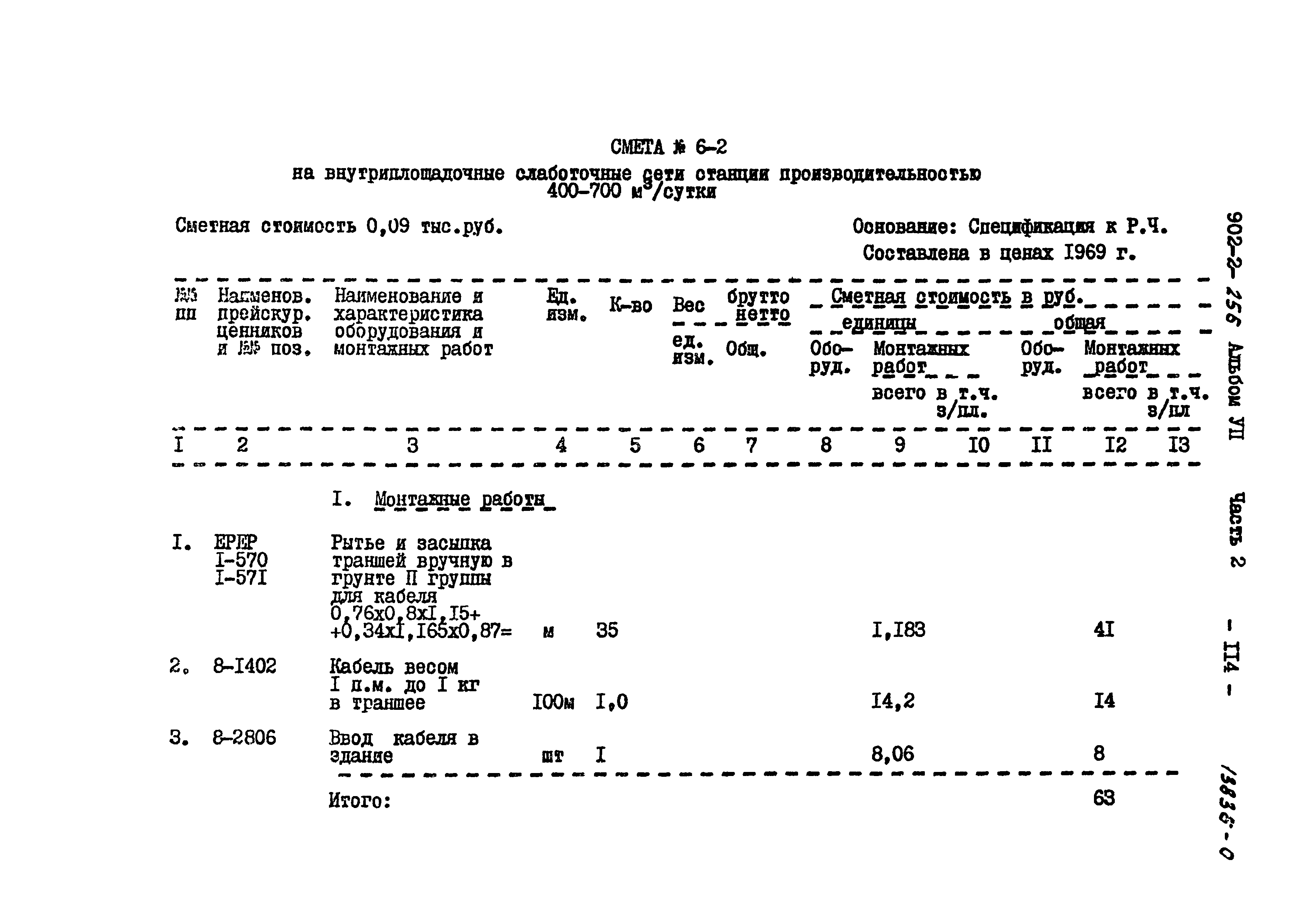 Типовой проект 902-2-256