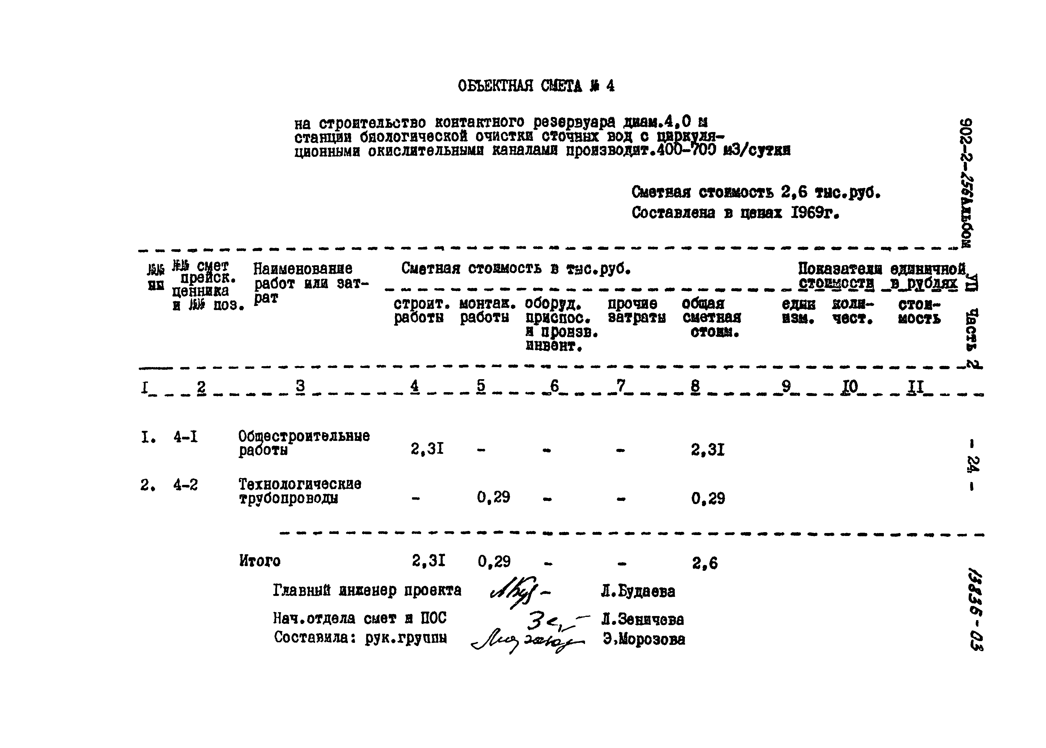 Типовой проект 902-2-256