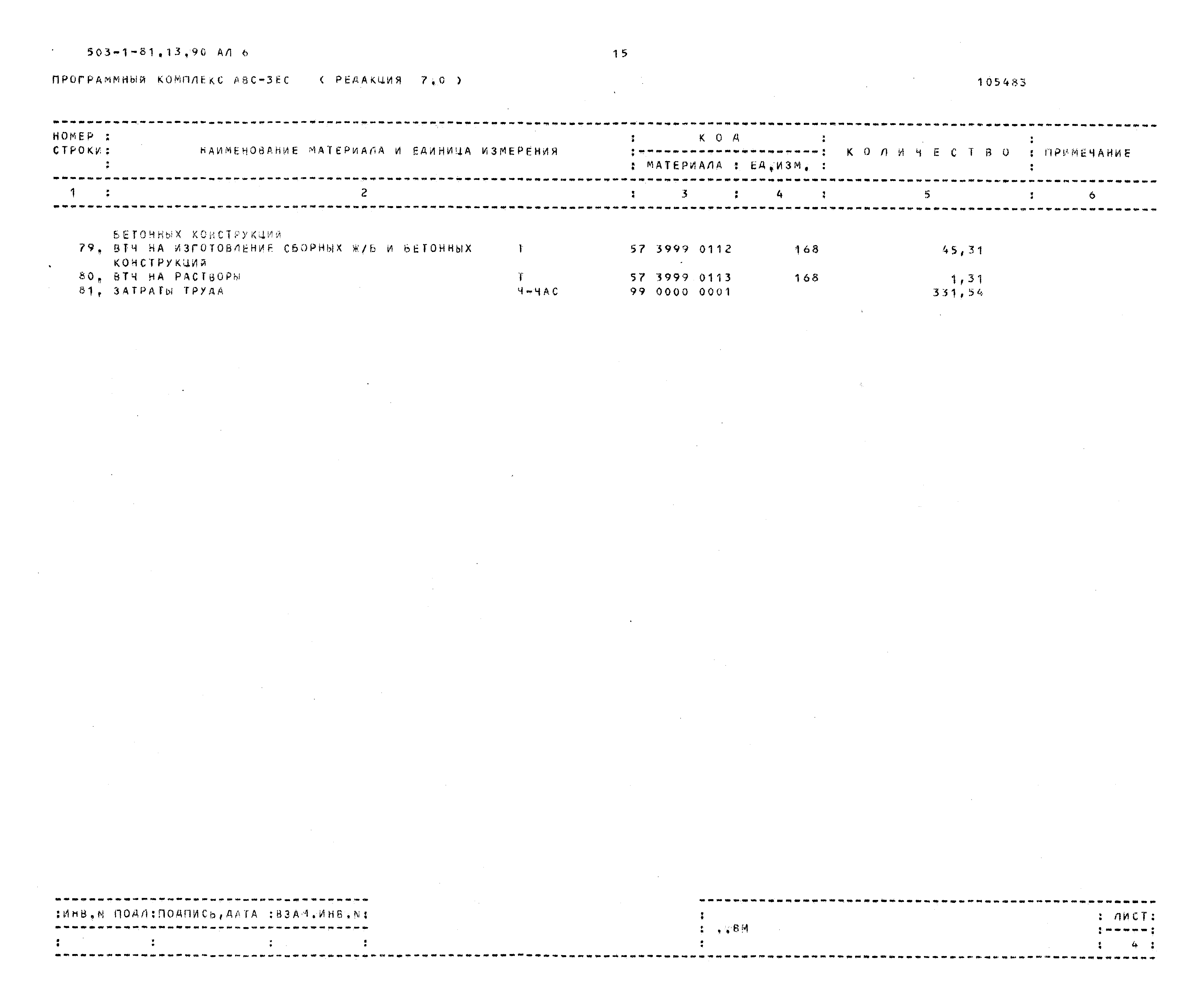 Типовой проект 503-1-81.13.90