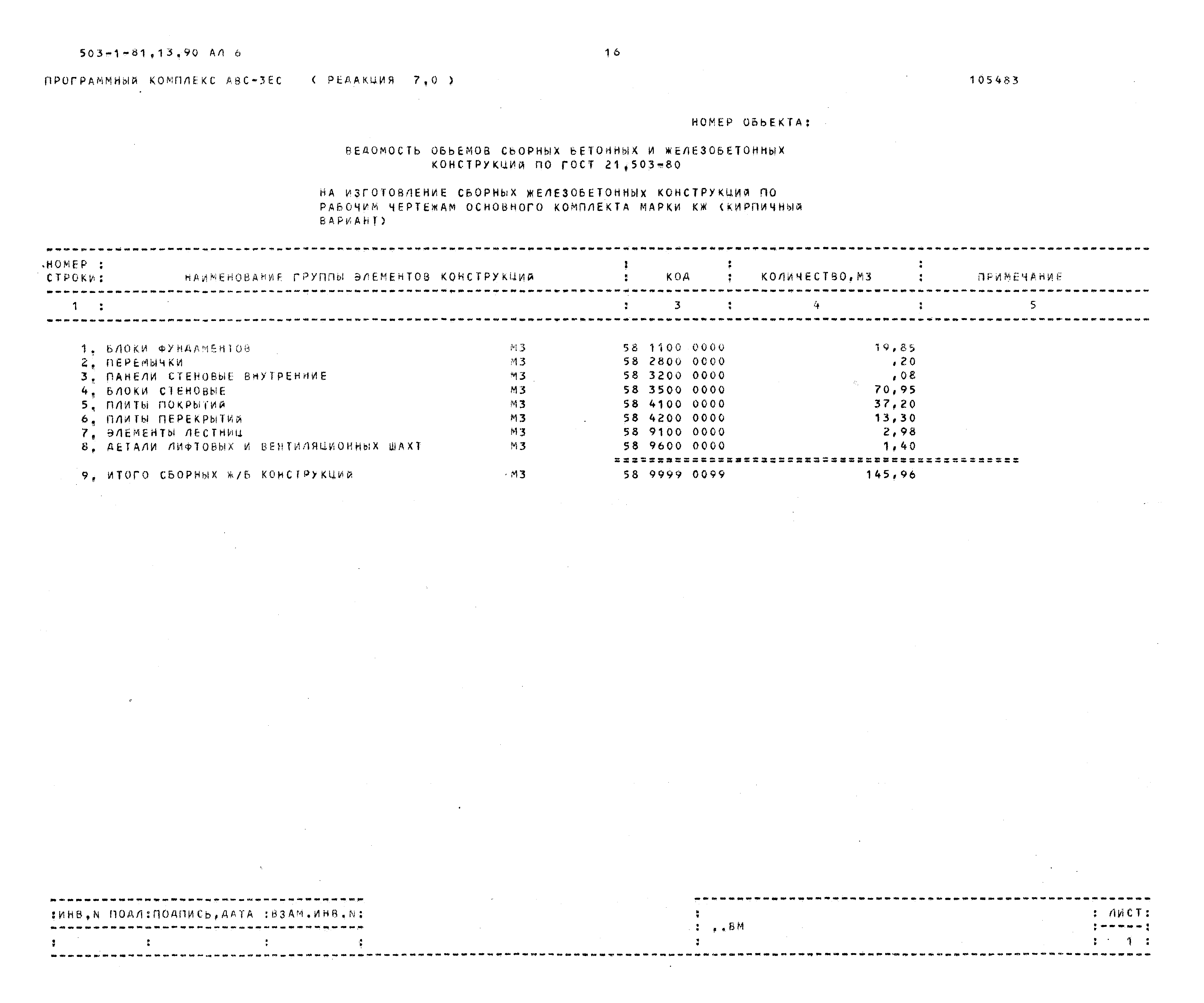Типовой проект 503-1-81.13.90