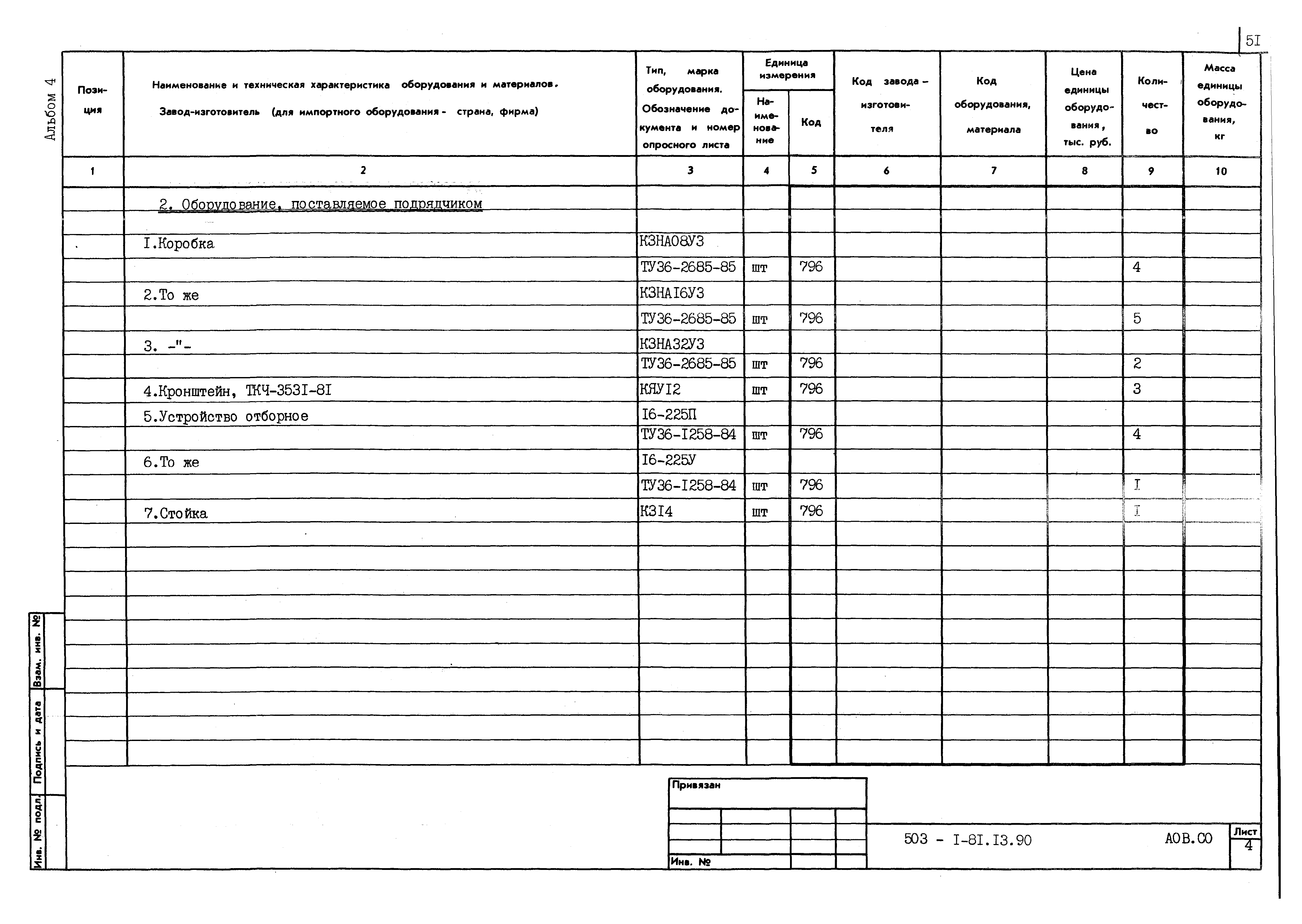 Типовой проект 503-1-81.13.90