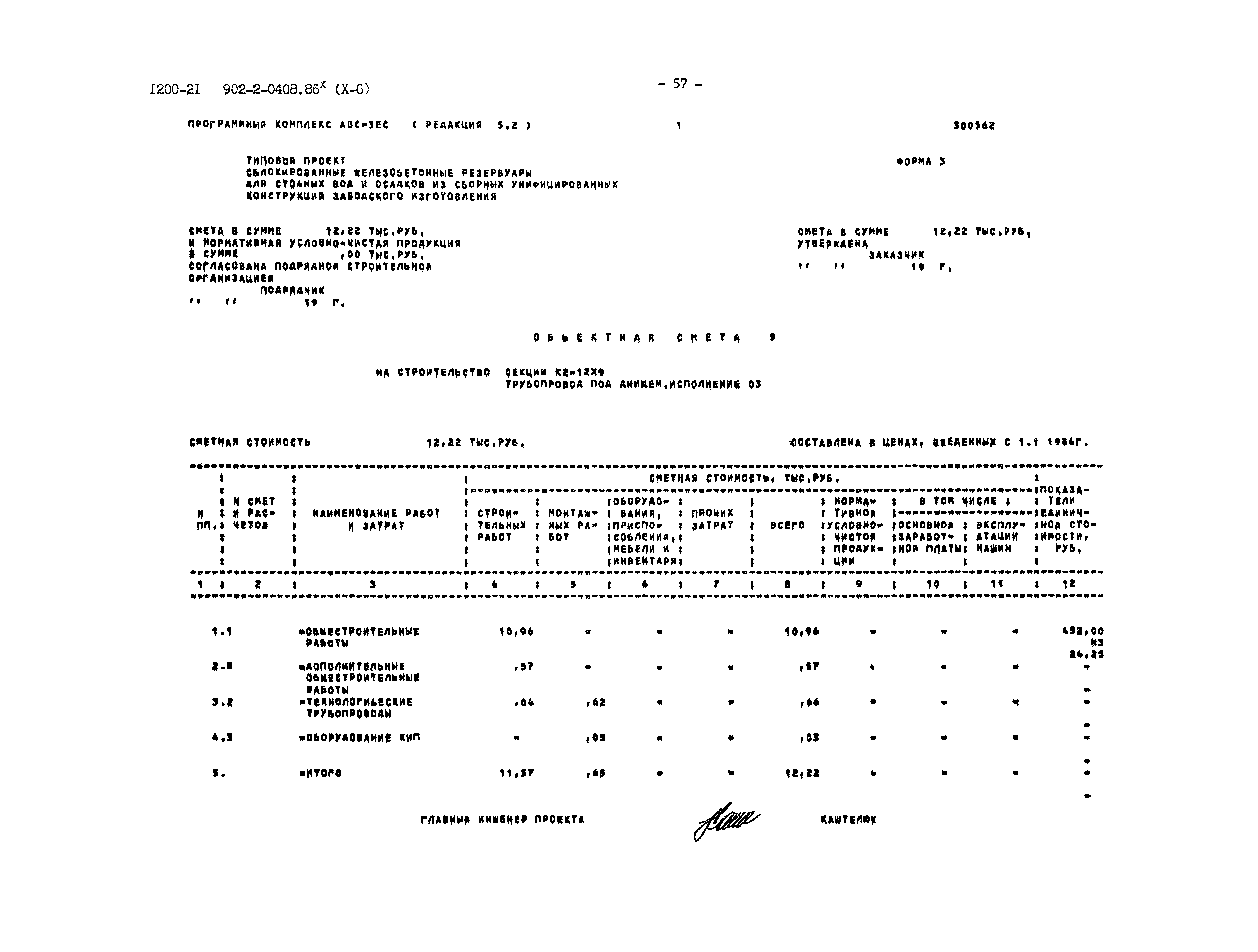 Типовые проектные решения 902-2-0408.86
