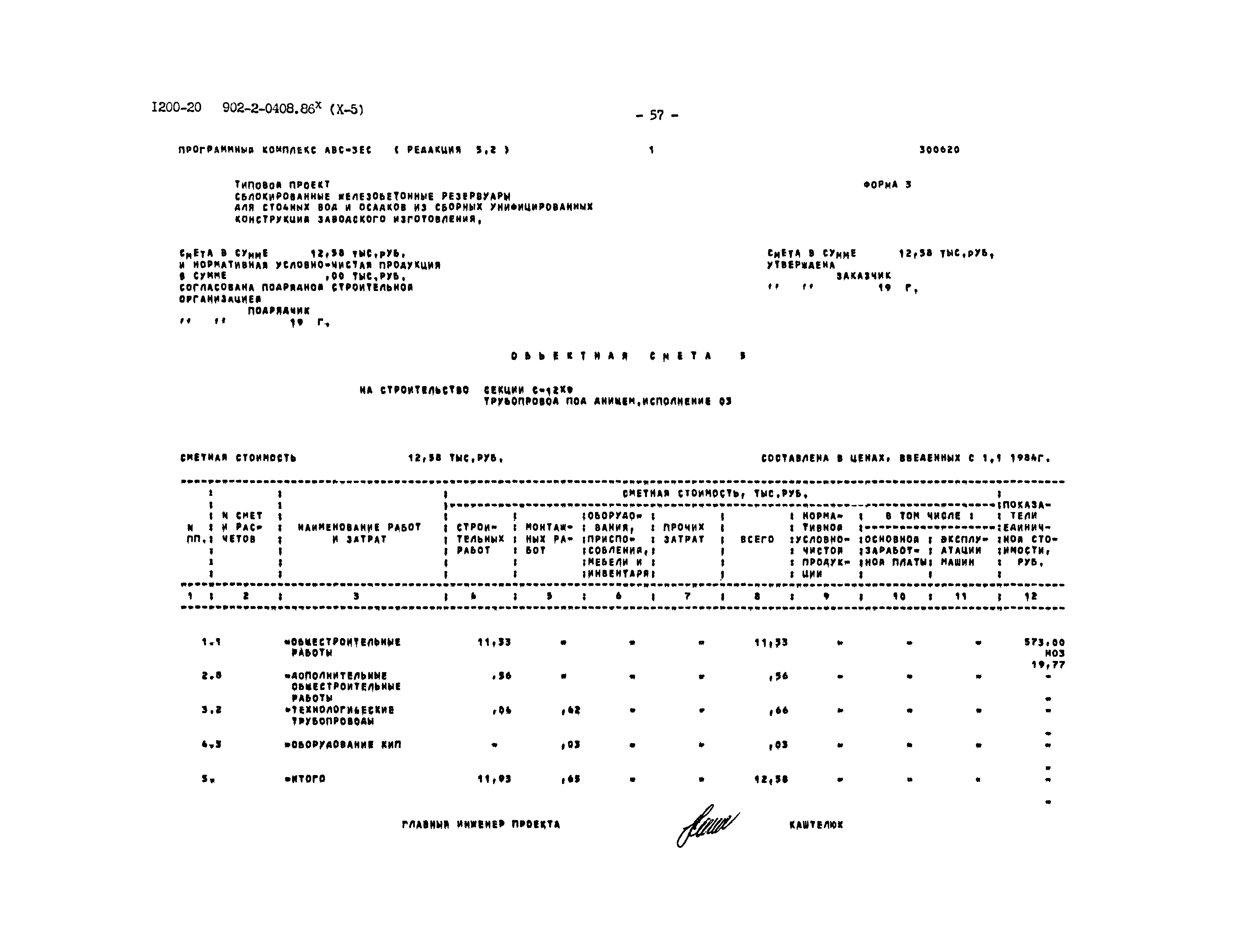 Типовые проектные решения 902-2-0408.86