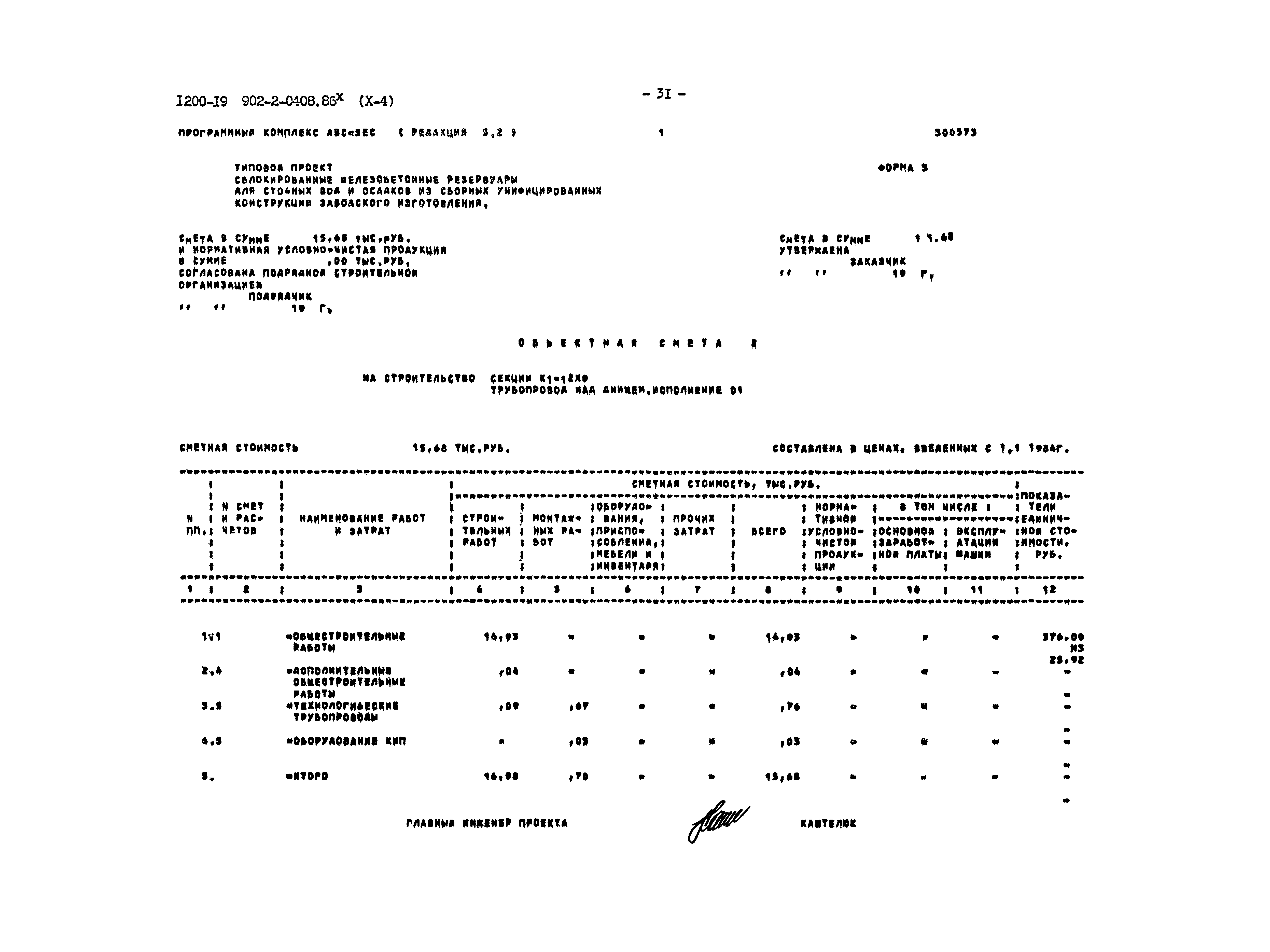 Типовые проектные решения 902-2-0408.86