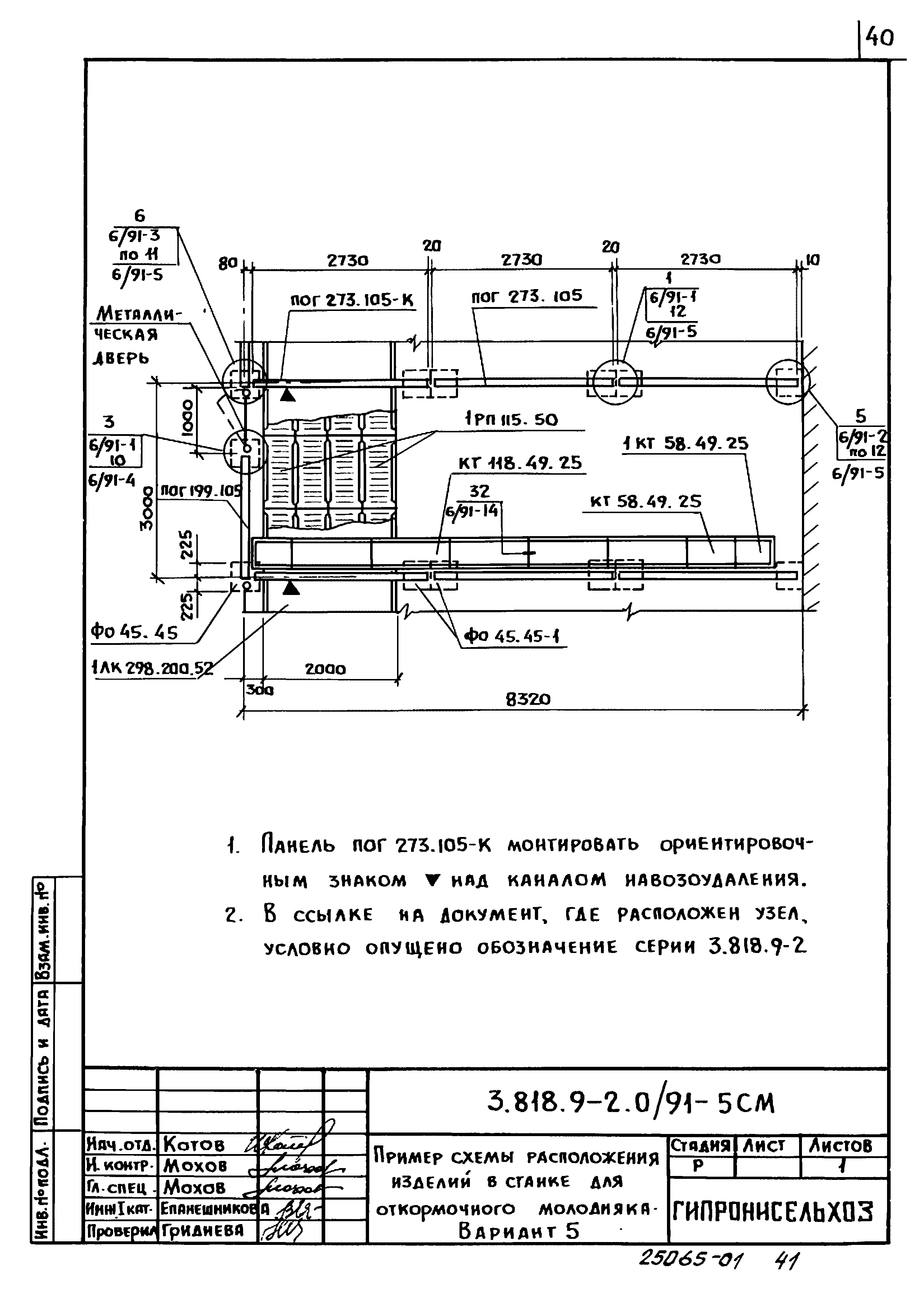 Скачать Серия 3.818.9-2 Выпуск 0/91. Материалы для проектирования