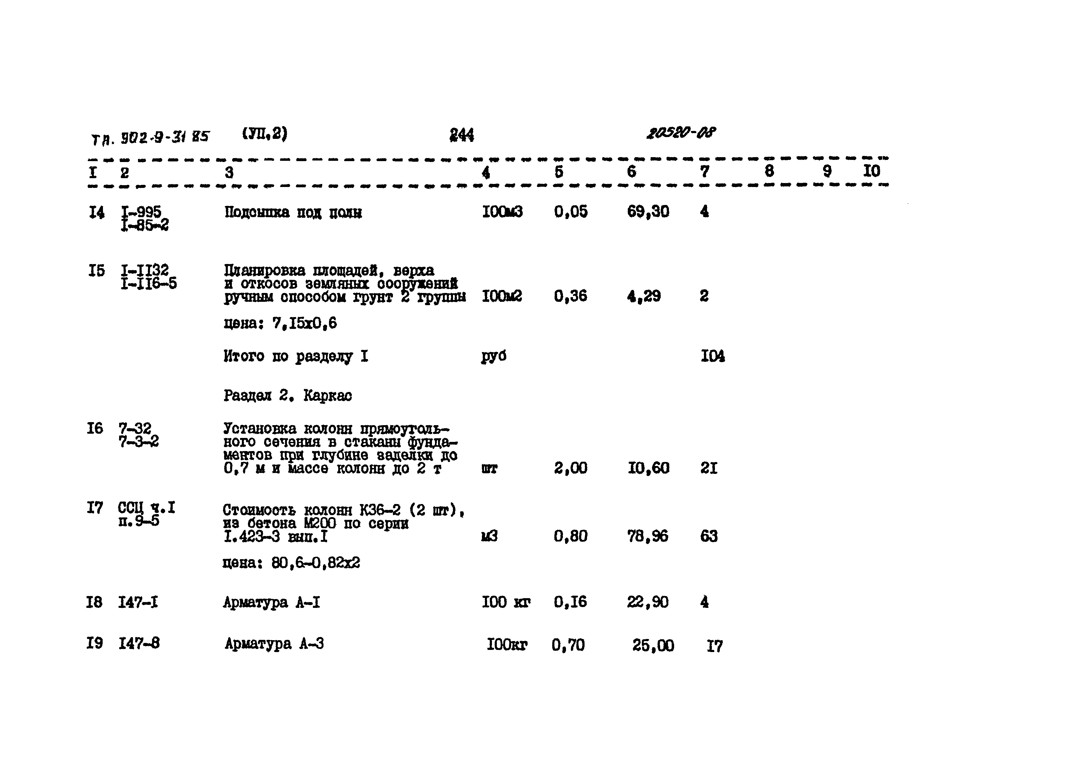Типовой проект 902-9-31.85