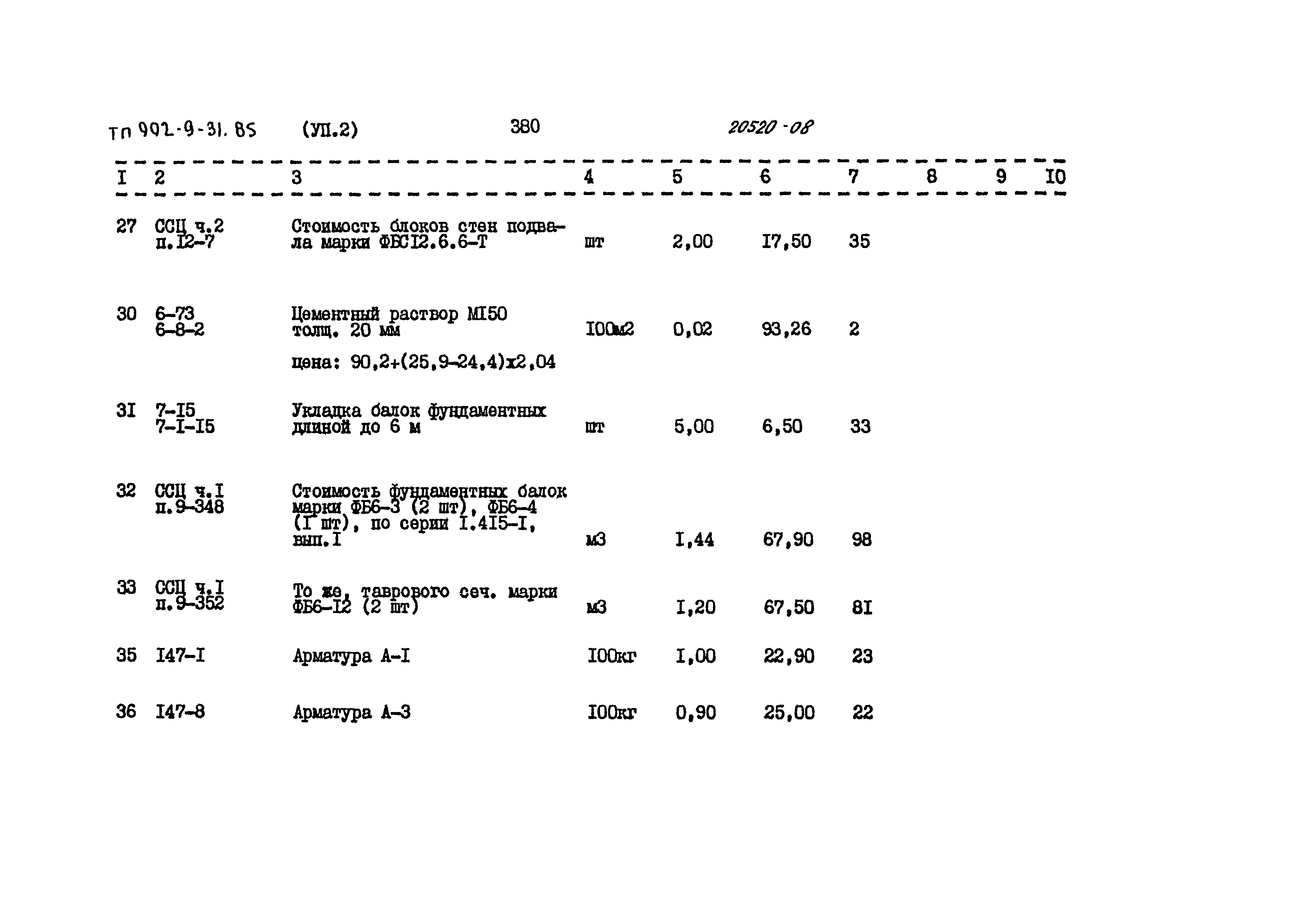 Типовой проект 902-9-31.85