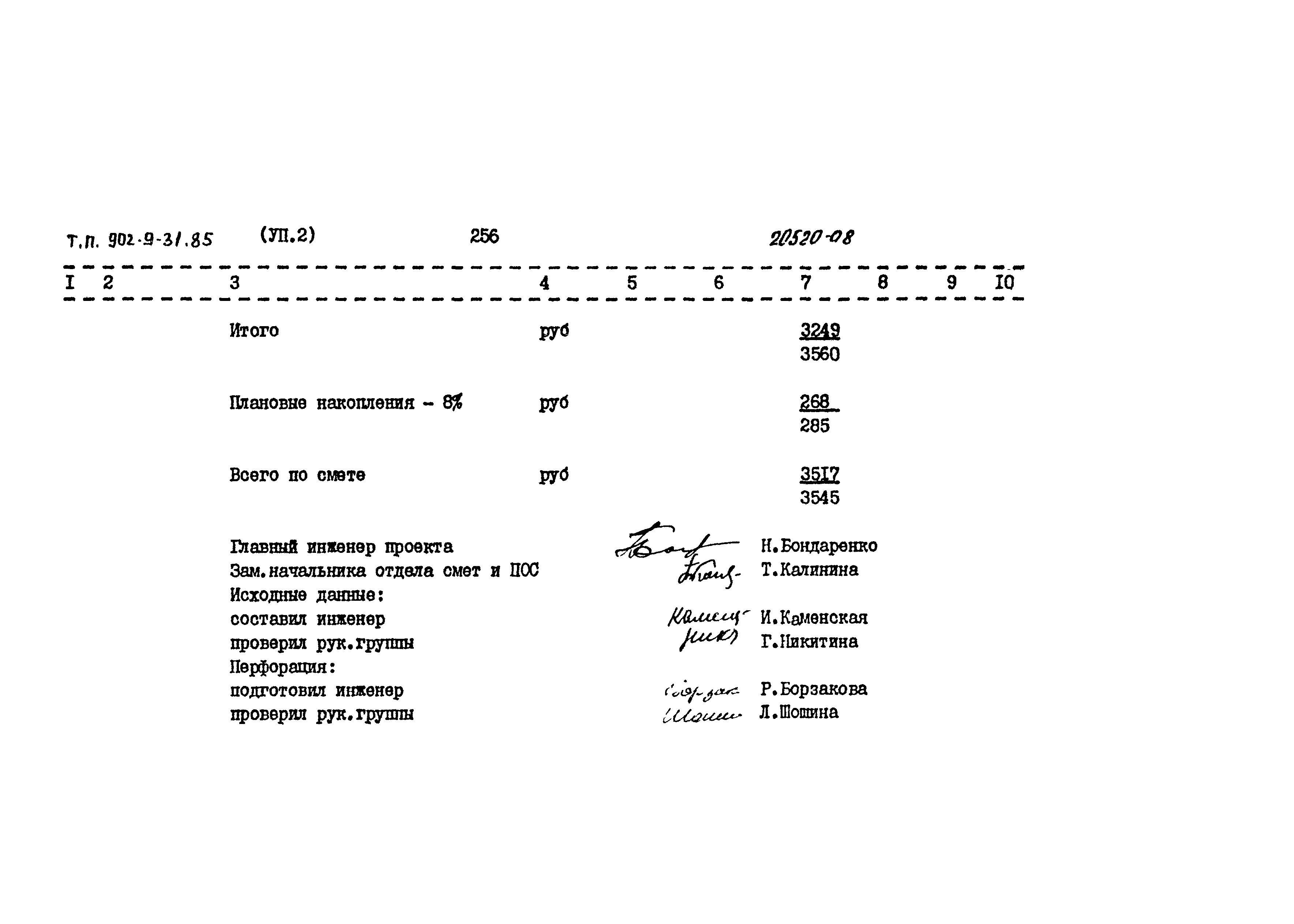 Типовой проект 902-9-31.85