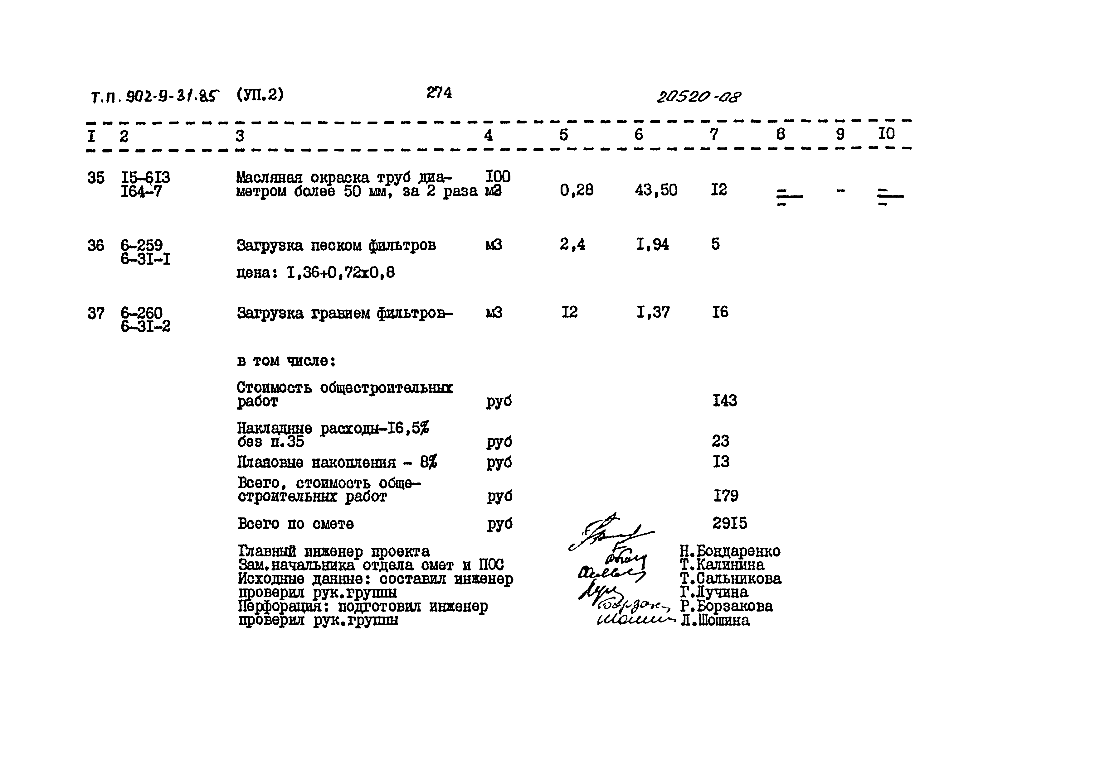 Типовой проект 902-9-31.85
