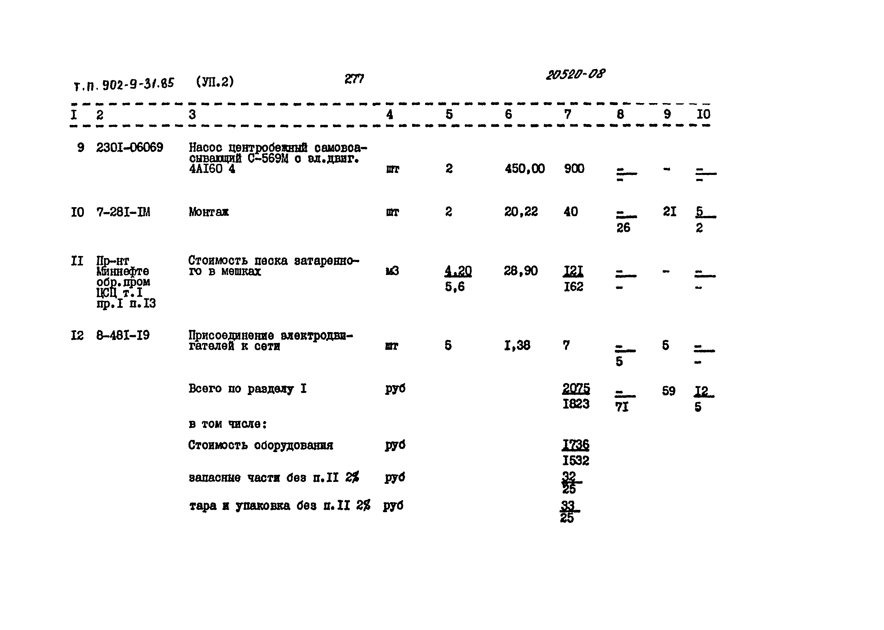 Типовой проект 902-9-31.85