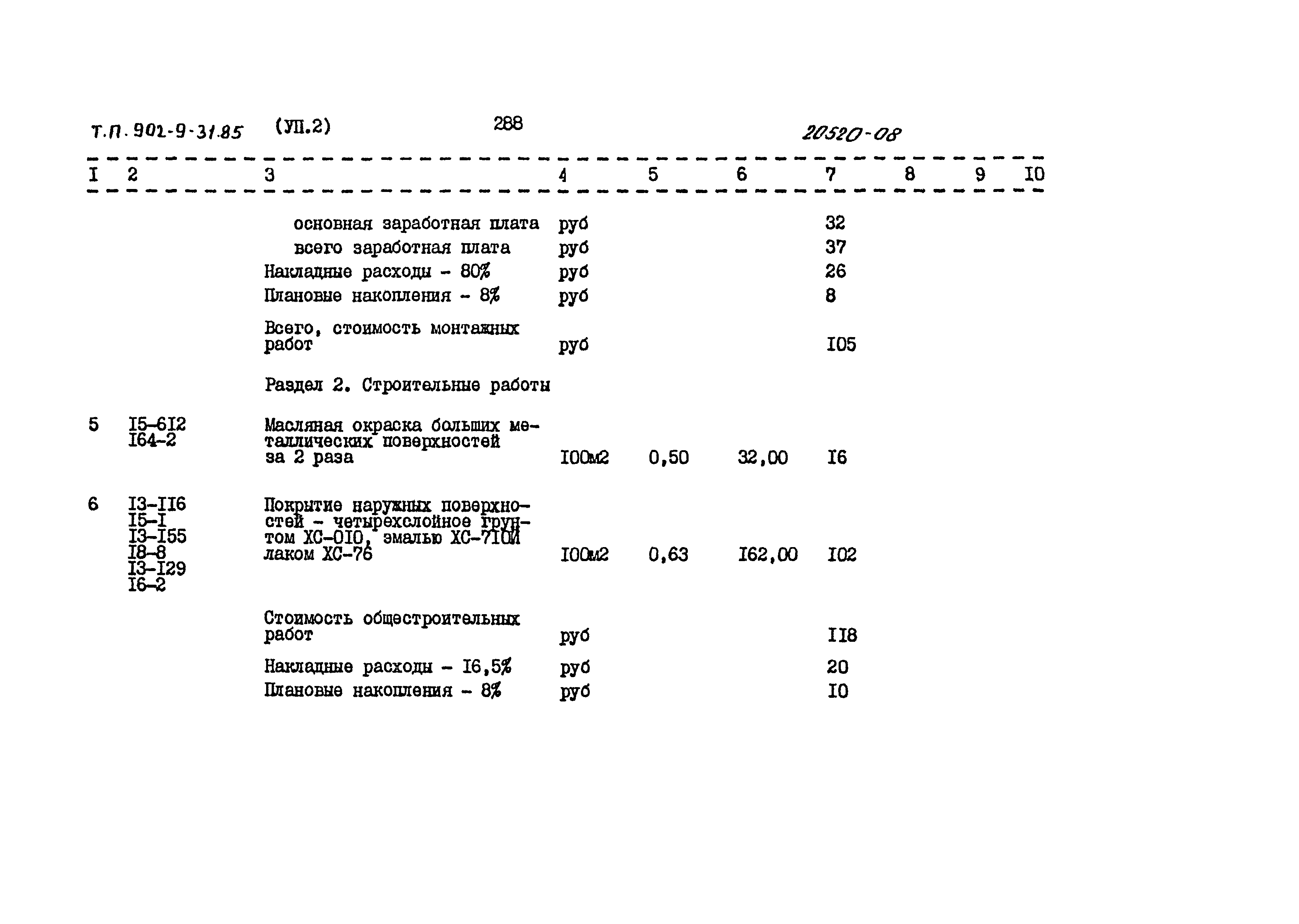 Типовой проект 902-9-31.85