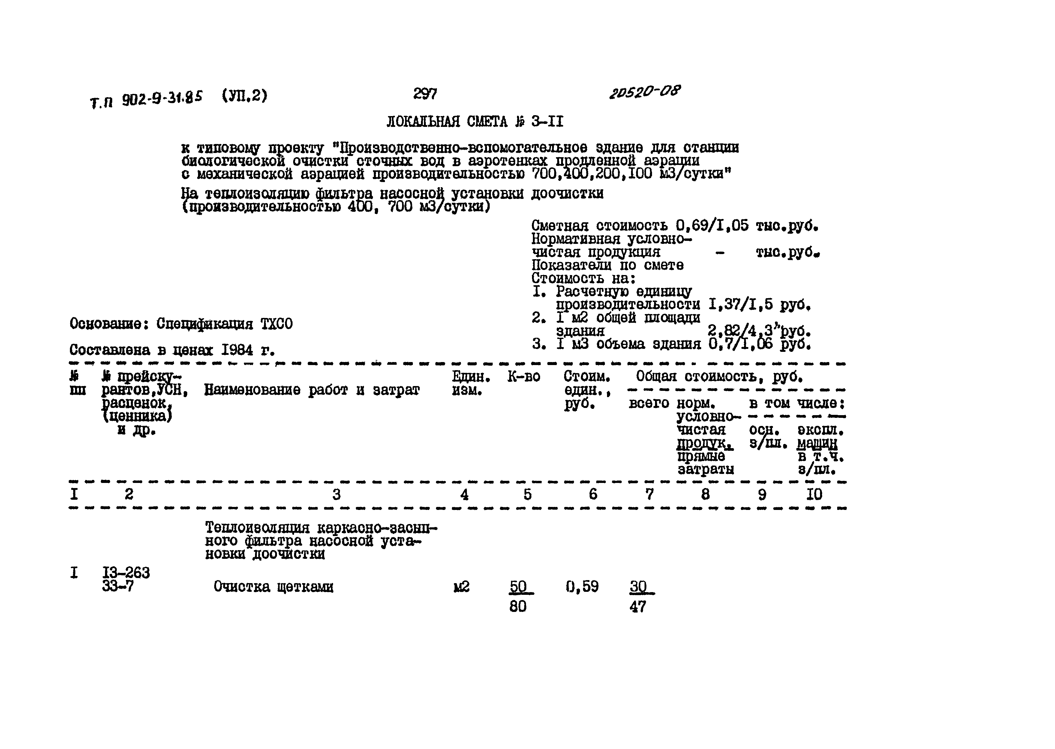 Типовой проект 902-9-31.85