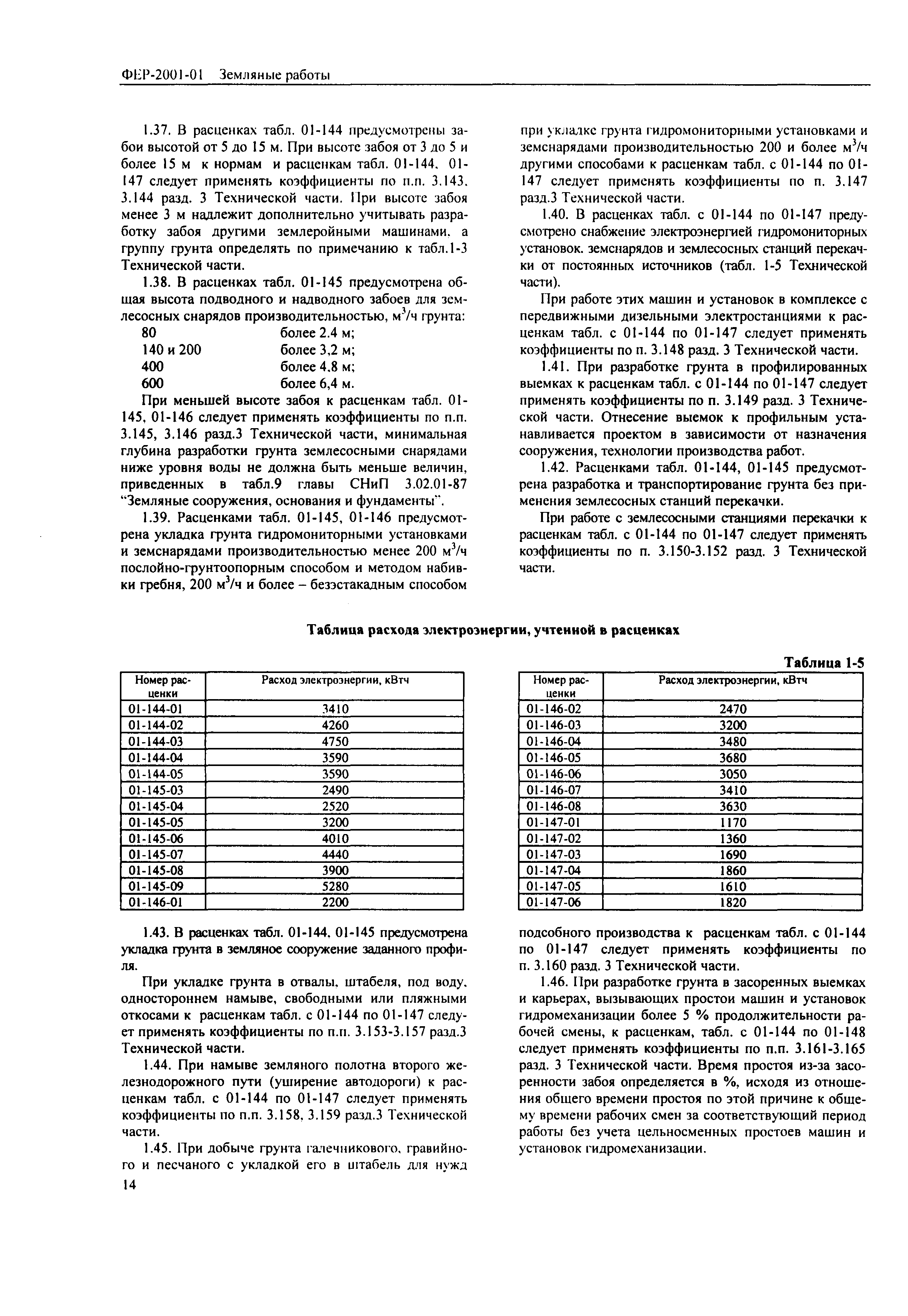 Скачать ФЕР 2001-01 Земляные работы (редакция 2001 г.). Земляные работы.  Федеральные единичные расценки на строительные работы