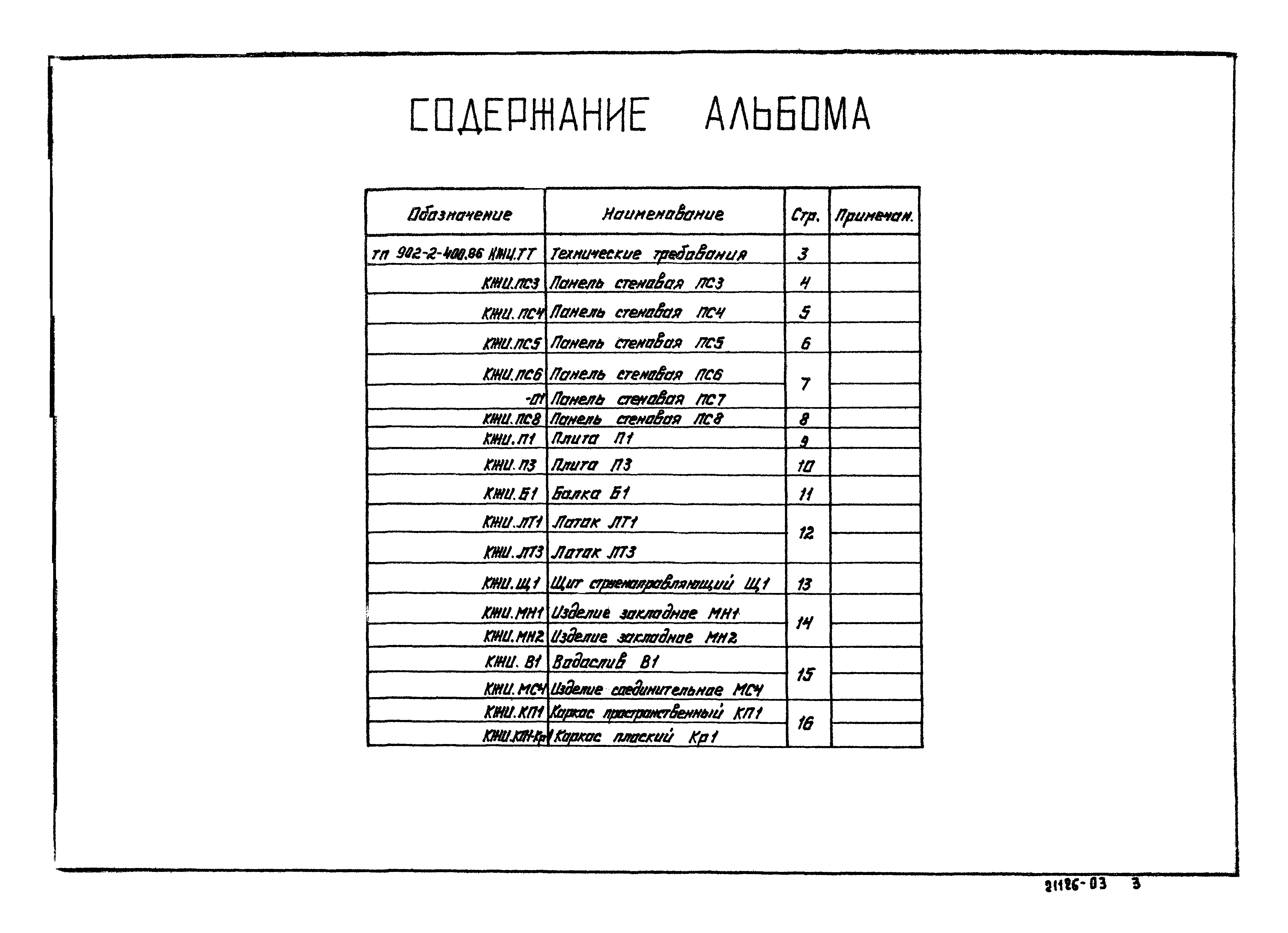 Типовой проект 902-2-400.86