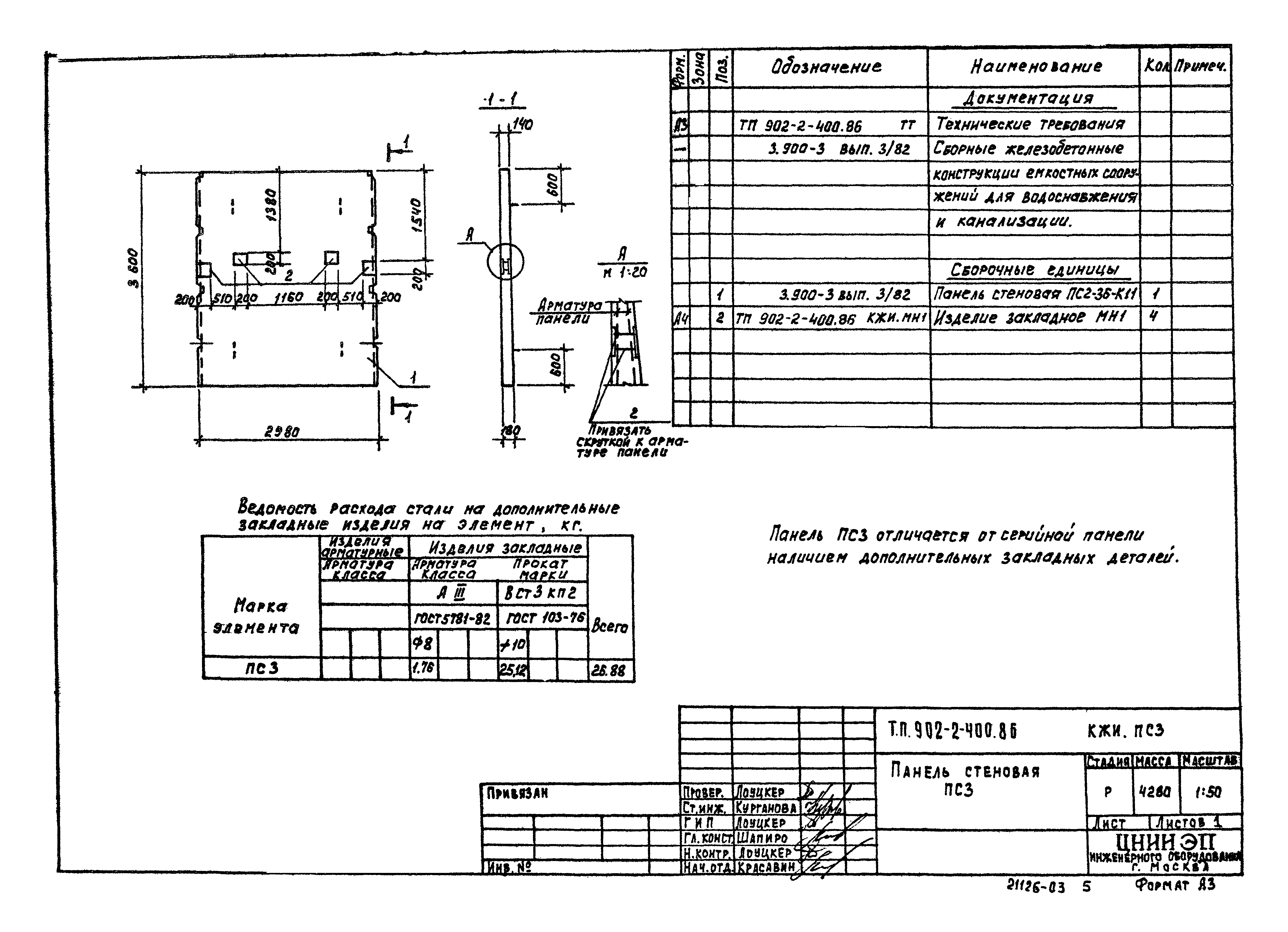 Типовой проект 902-2-400.86