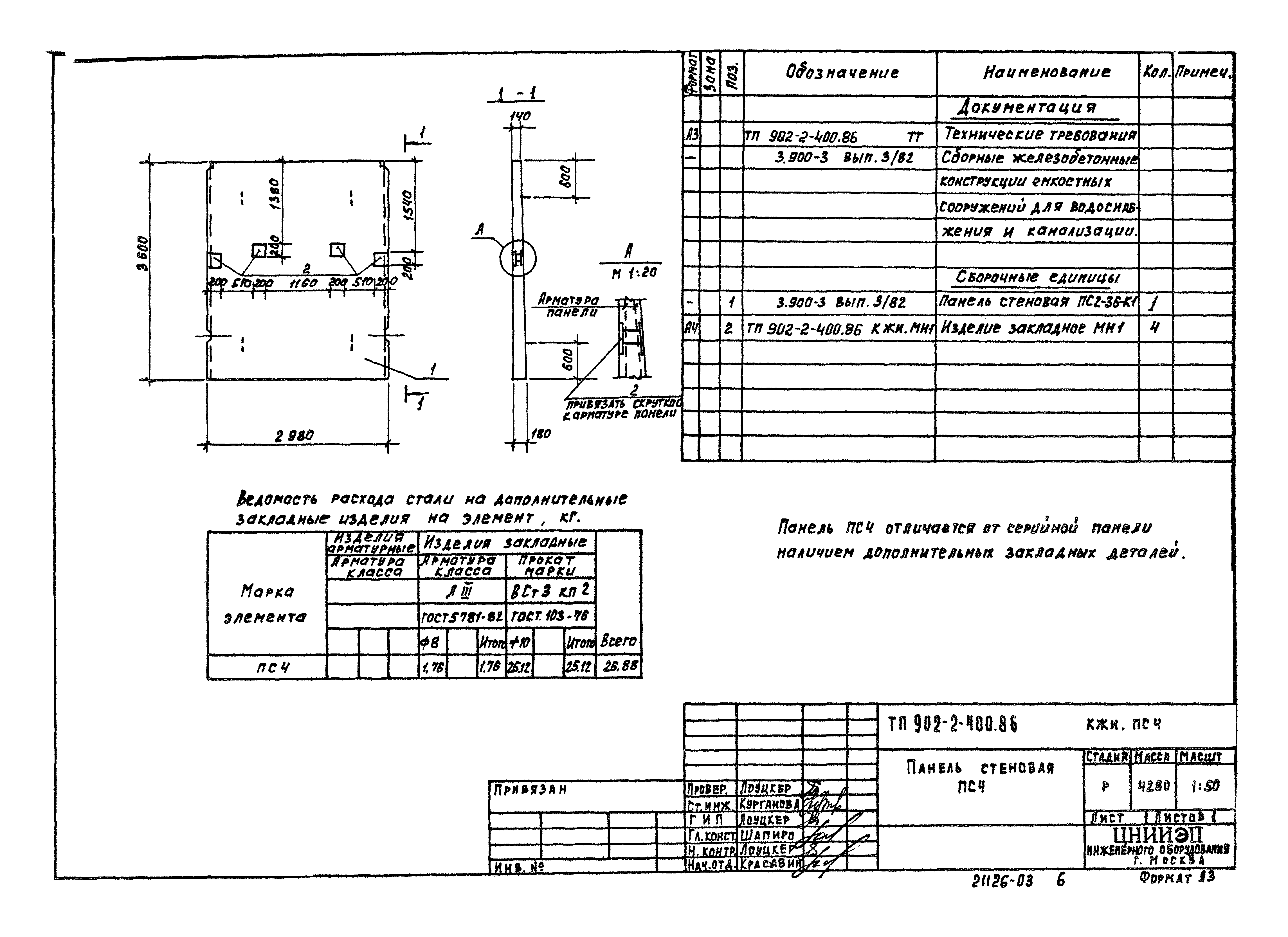 Типовой проект 902-2-400.86