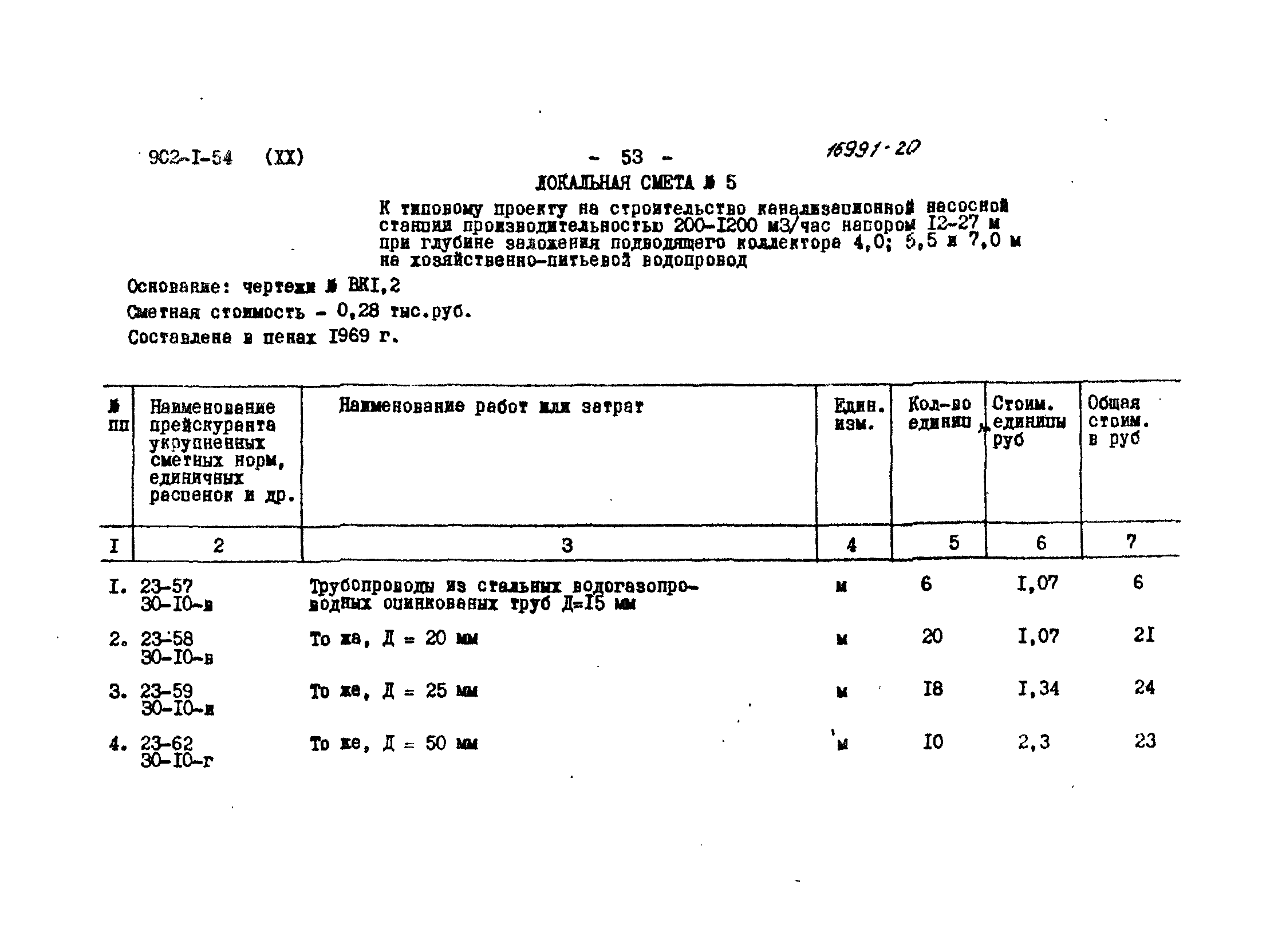 Типовой проект 902-1-54