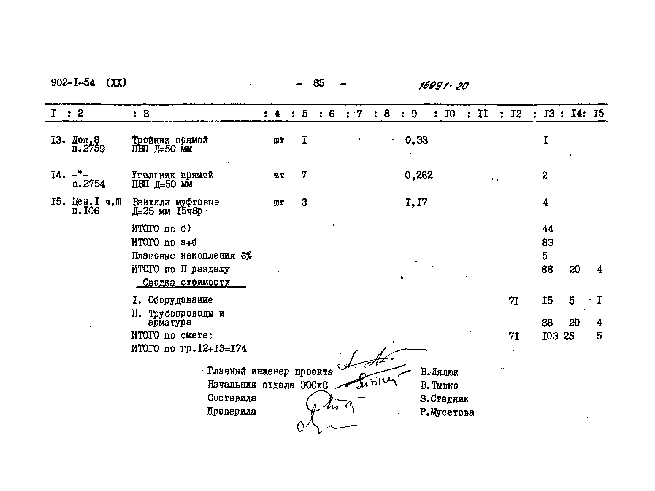Типовой проект 902-1-54