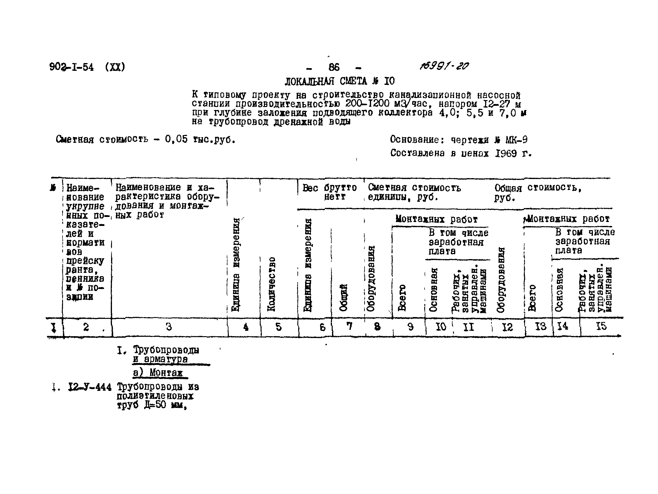 Типовой проект 902-1-54