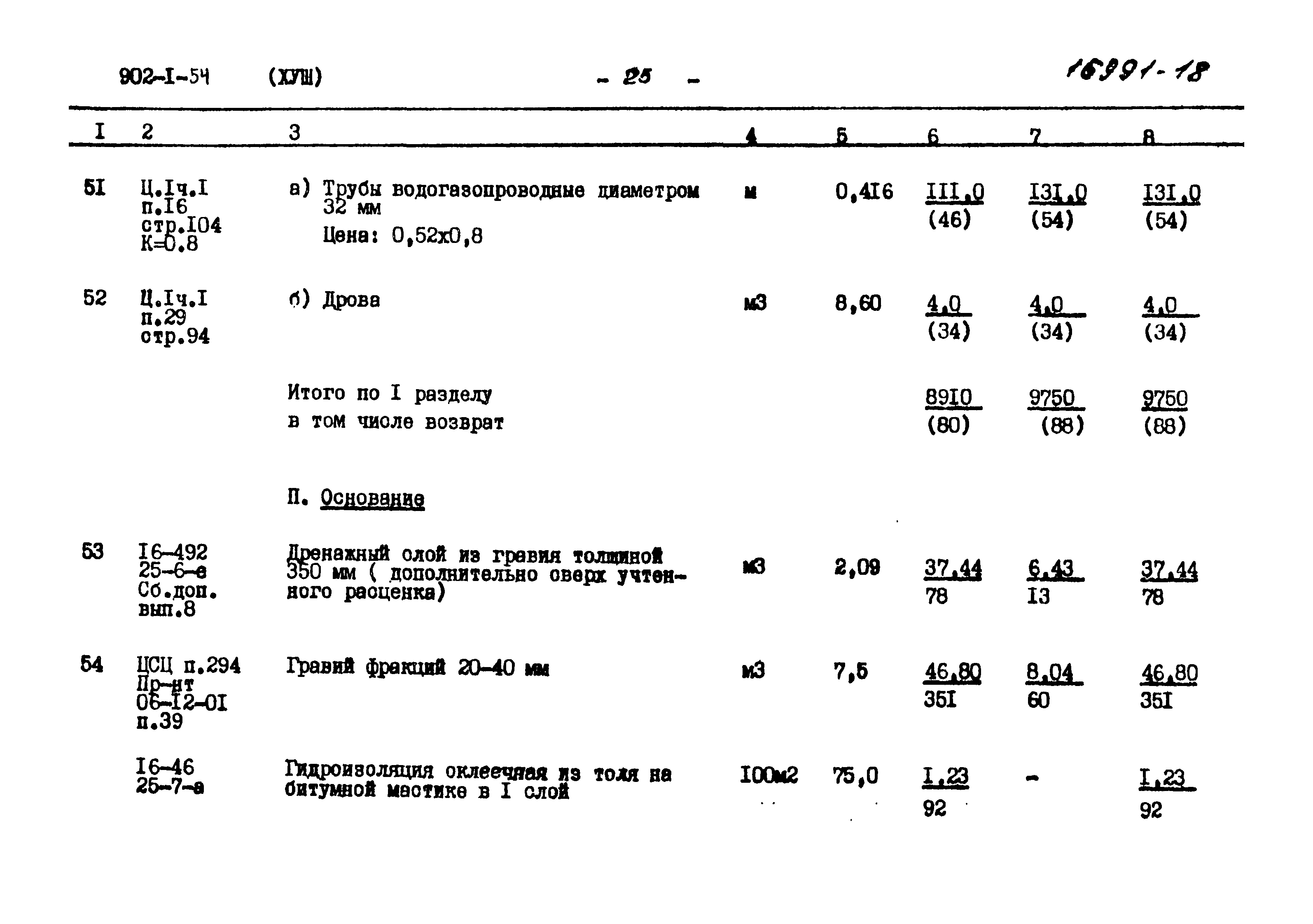 Типовой проект 902-1-54