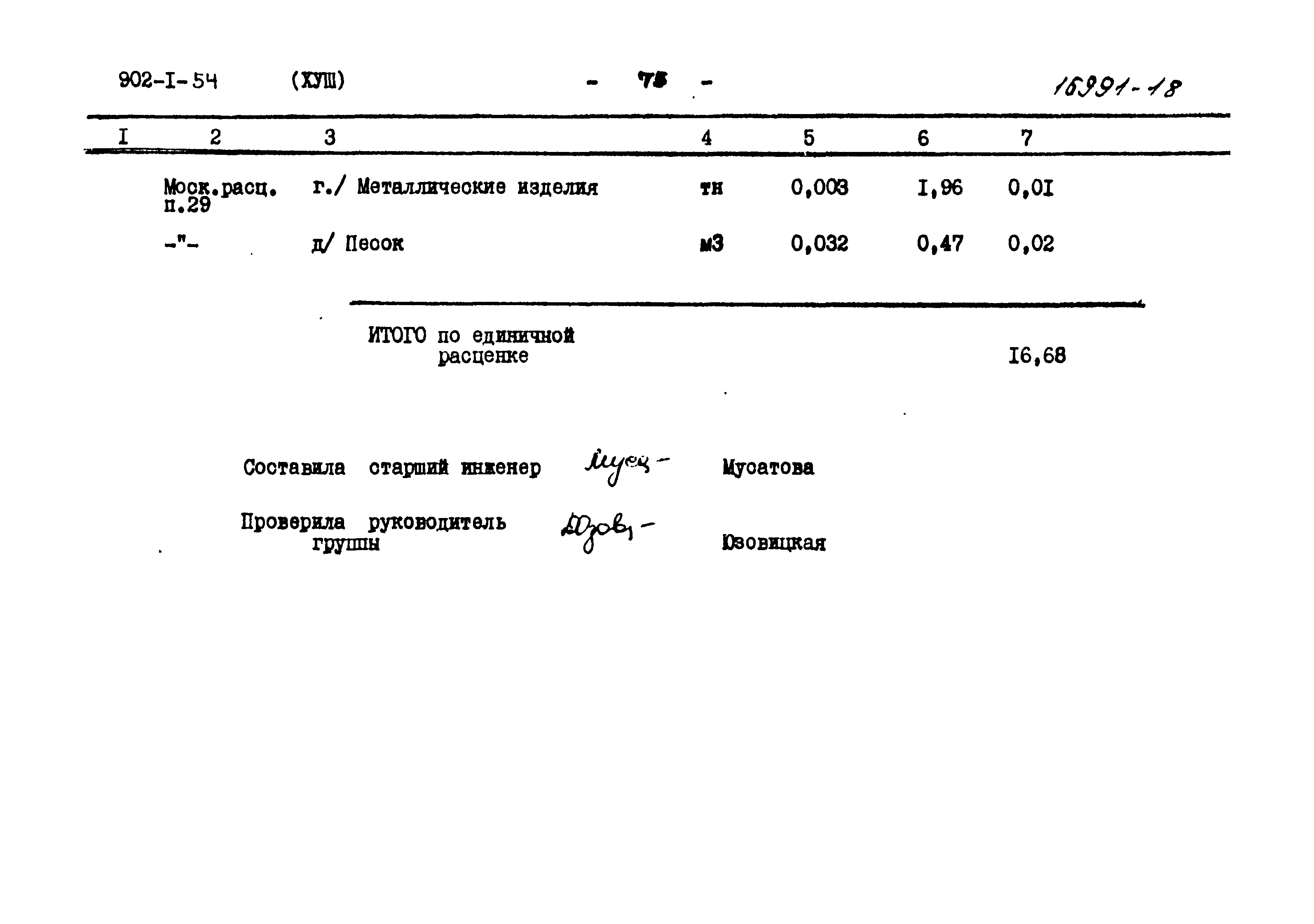 Типовой проект 902-1-54