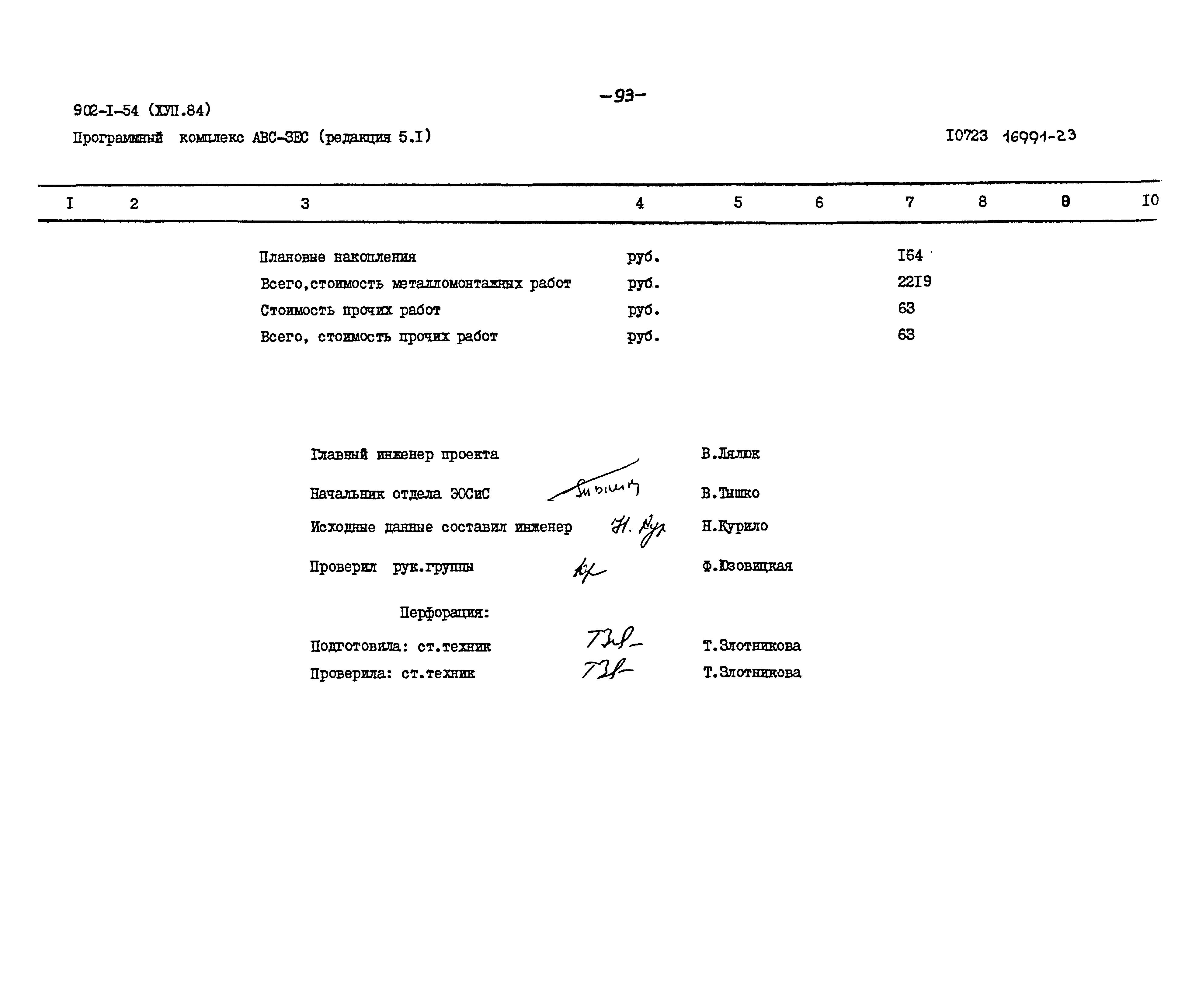 Типовой проект 902-1-54