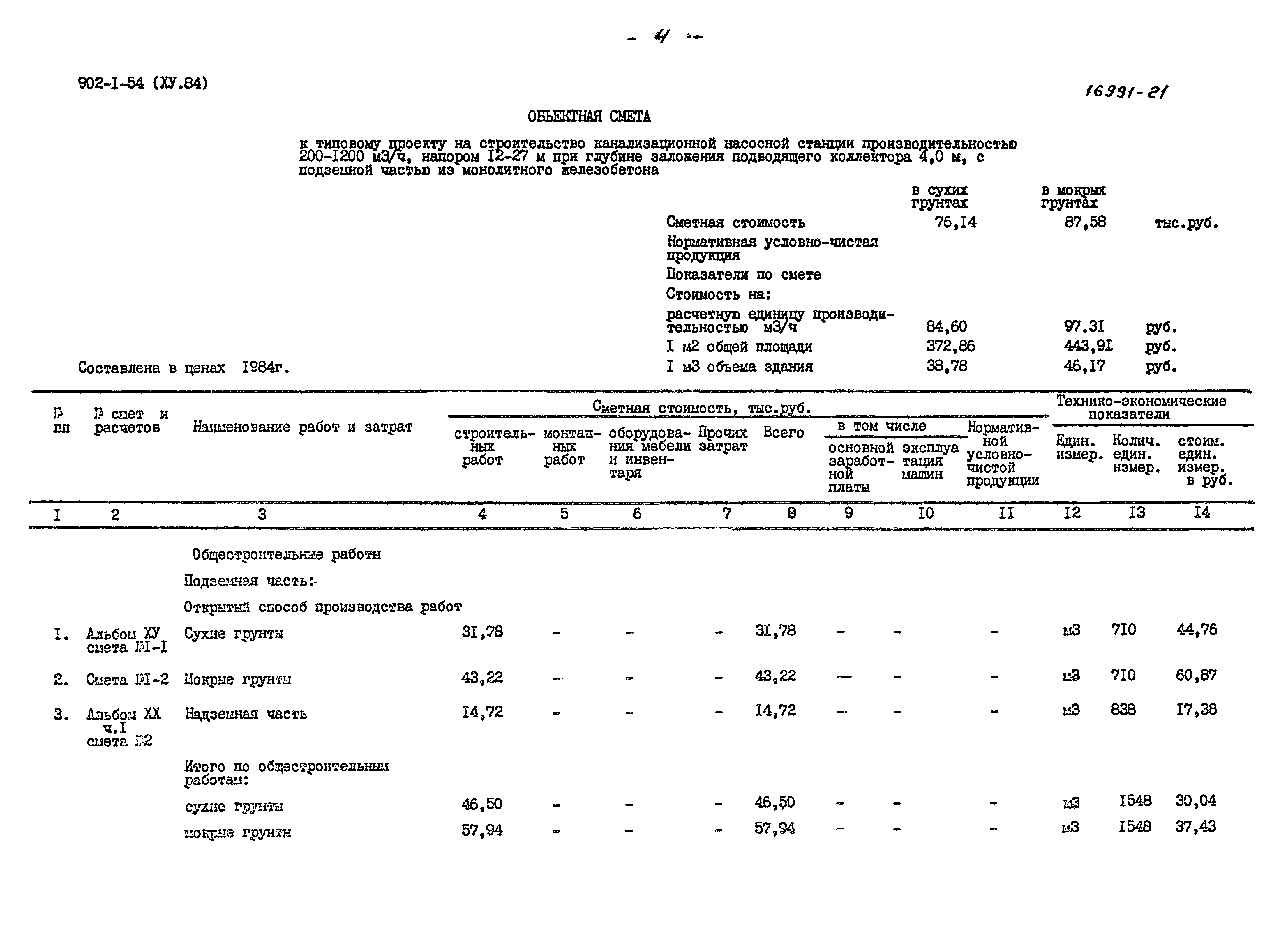 Типовой проект 902-1-54