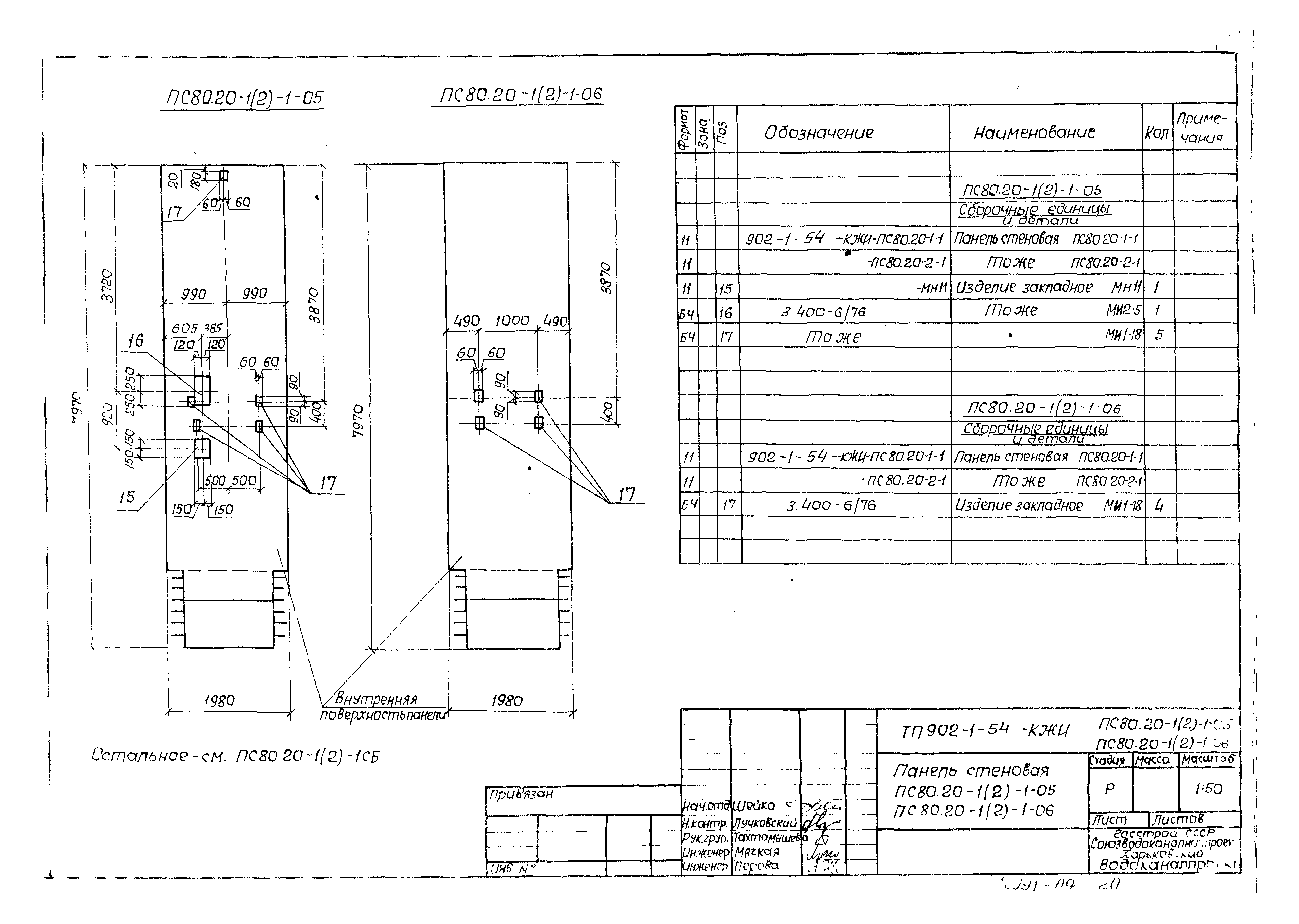 Типовой проект 902-1-54