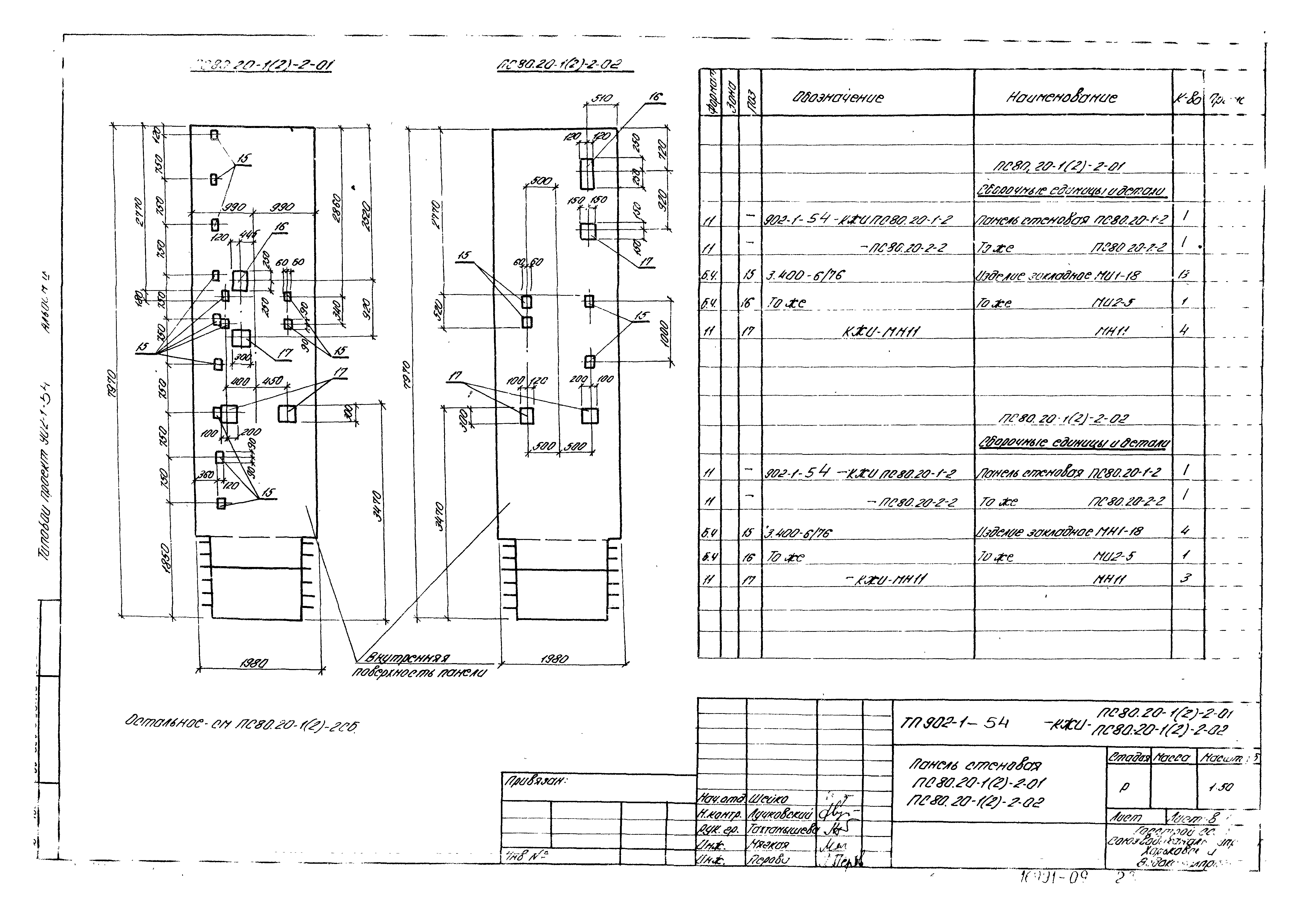 Типовой проект 902-1-54