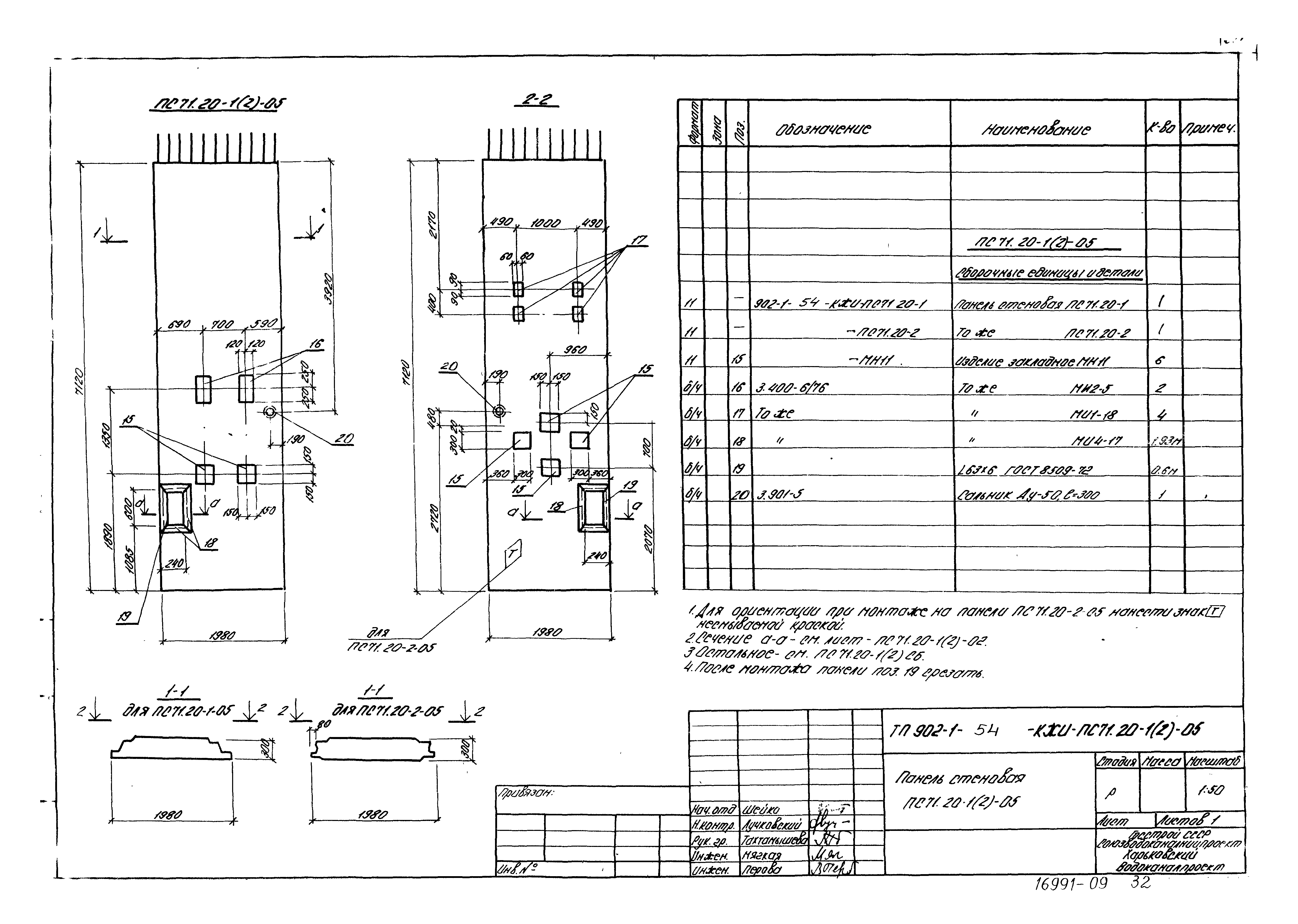 Типовой проект 902-1-54