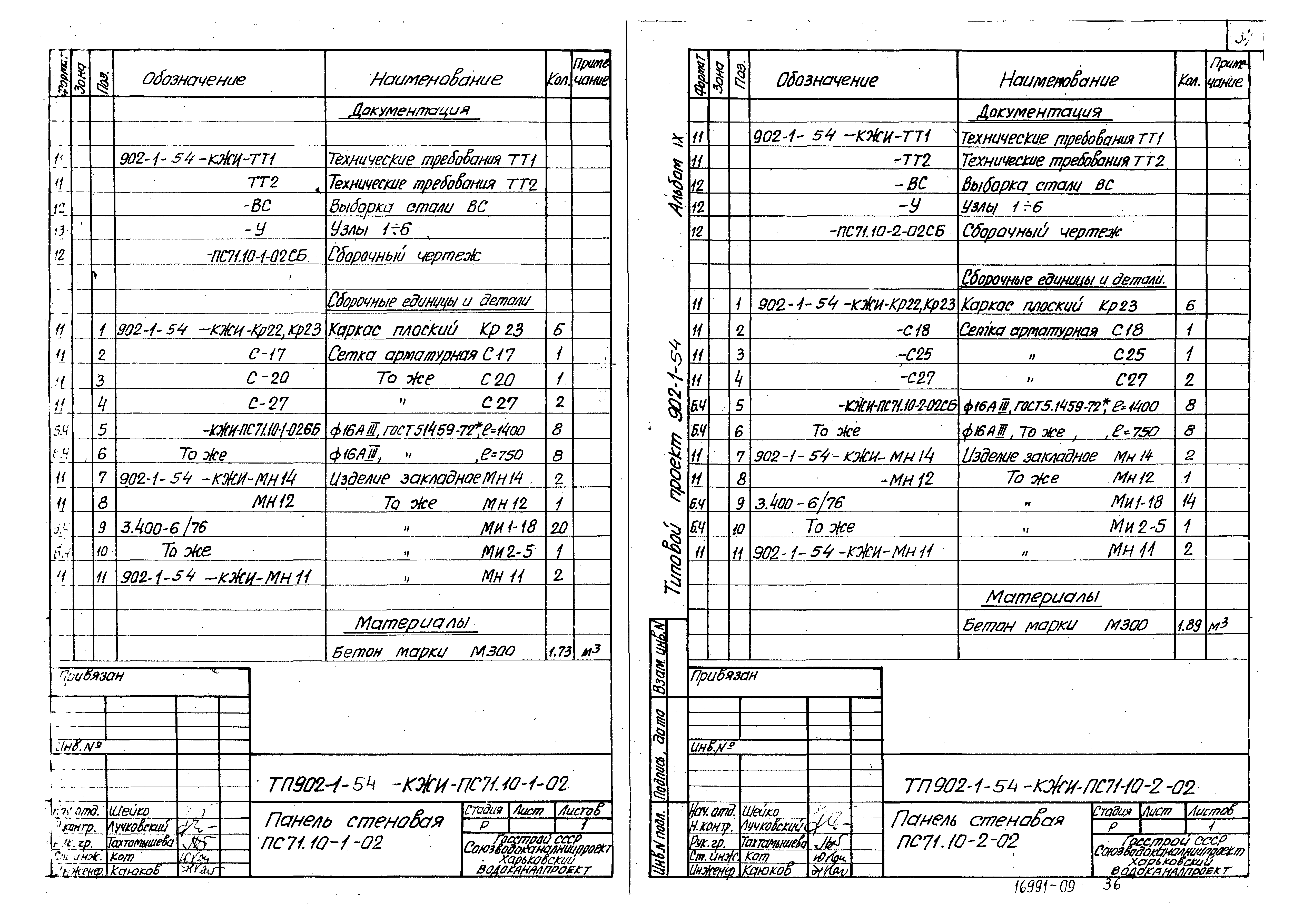 Типовой проект 902-1-54