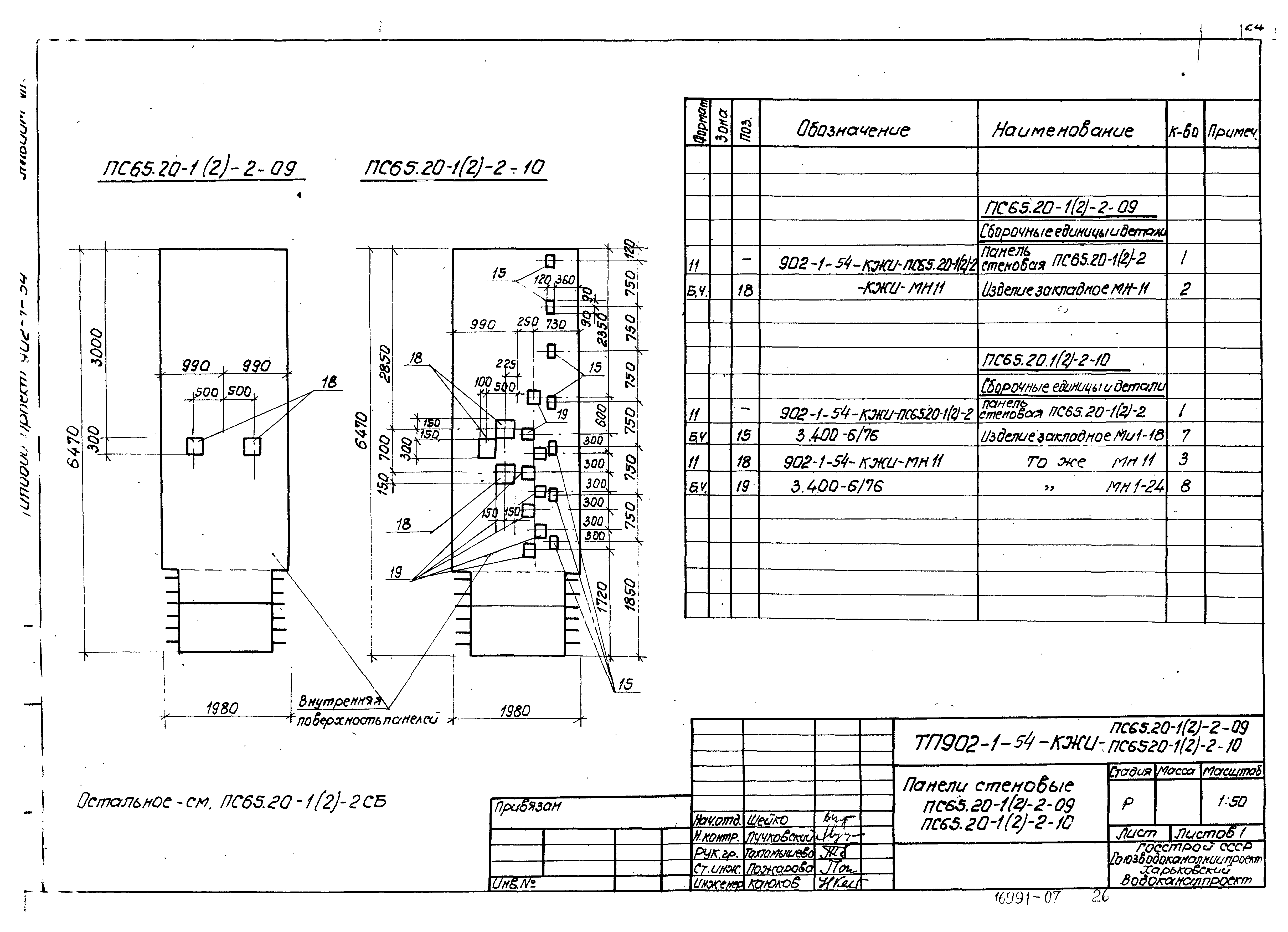 Типовой проект 902-1-54