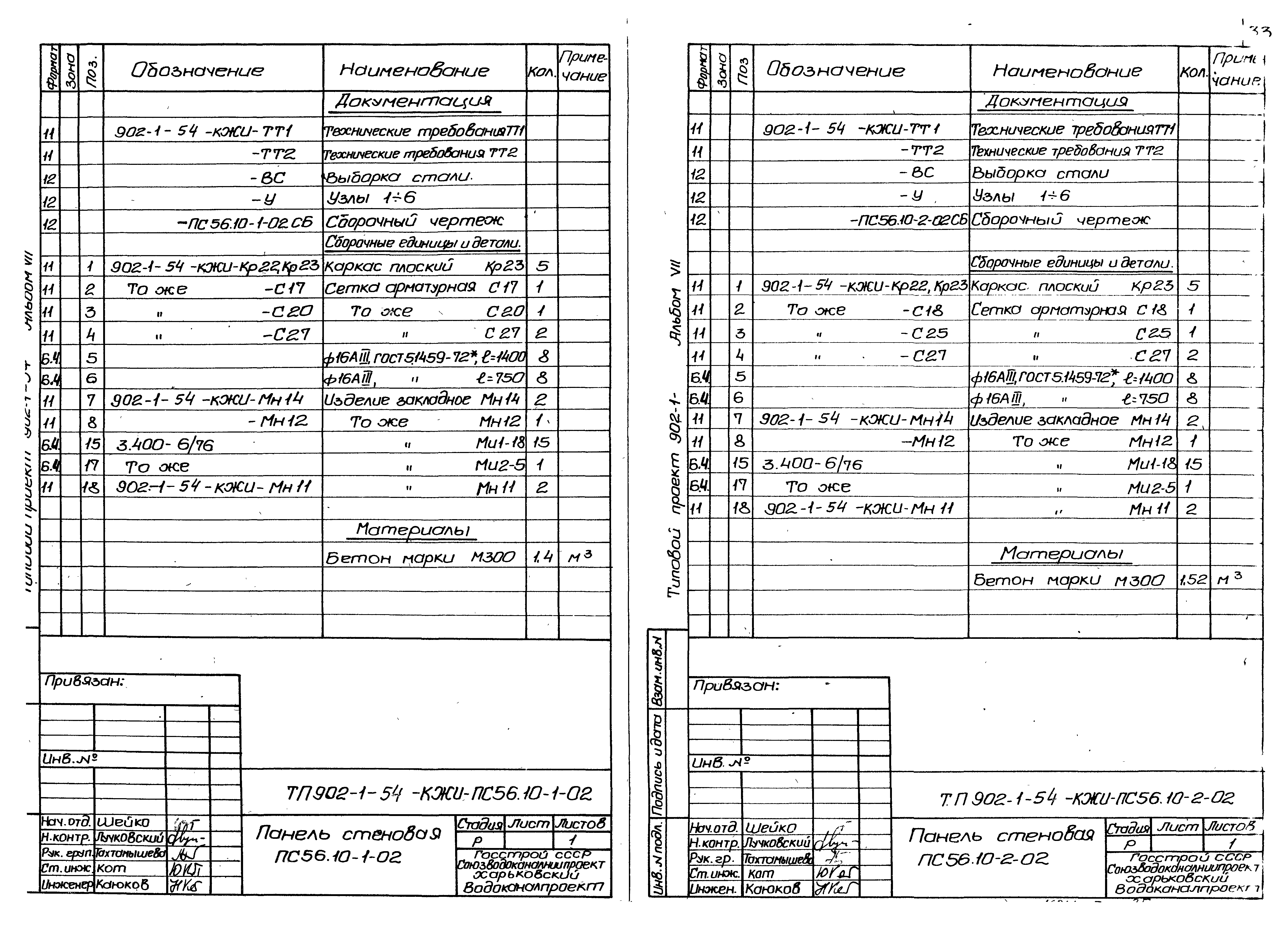 Типовой проект 902-1-54
