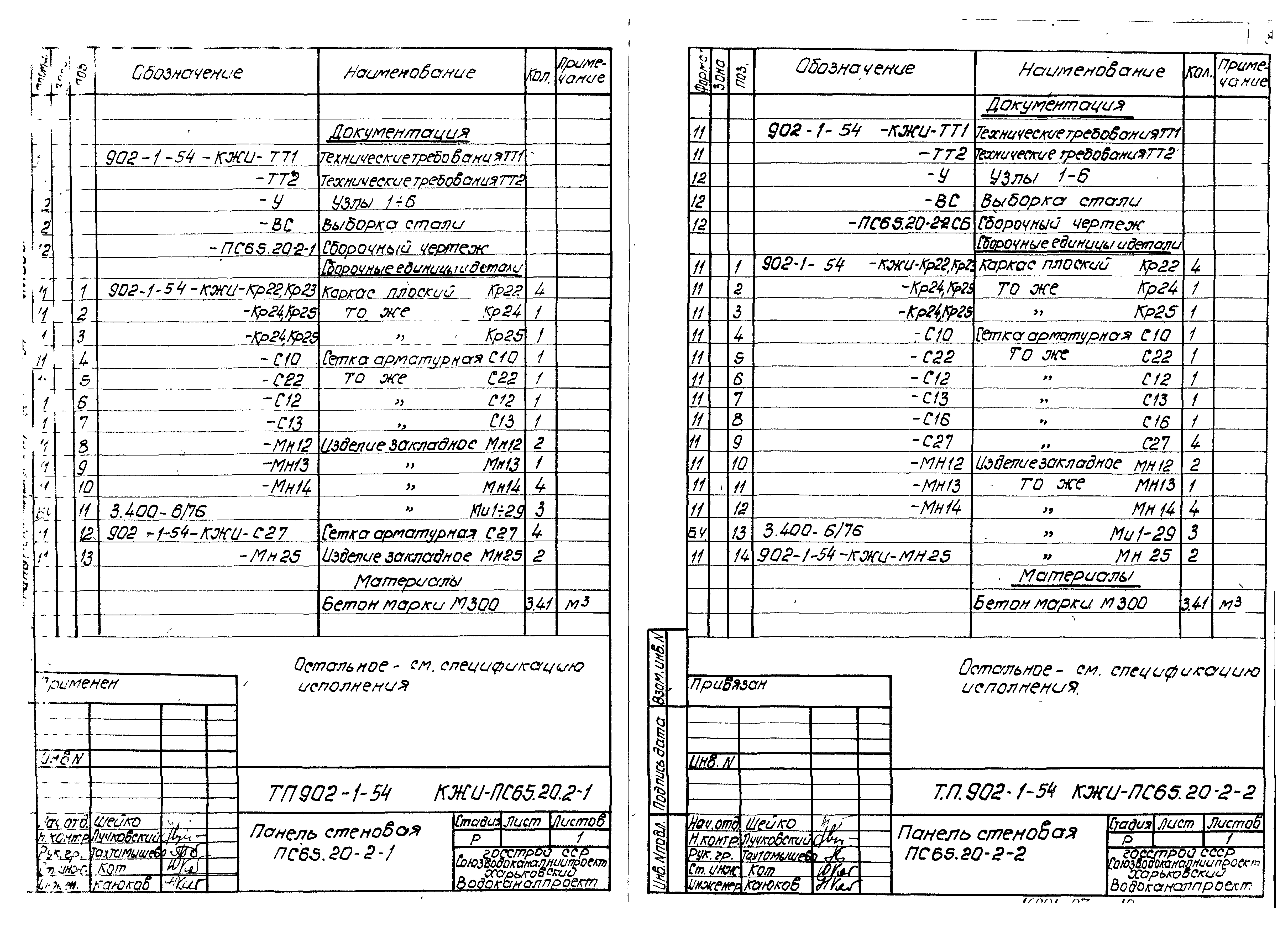 Типовой проект 902-1-54