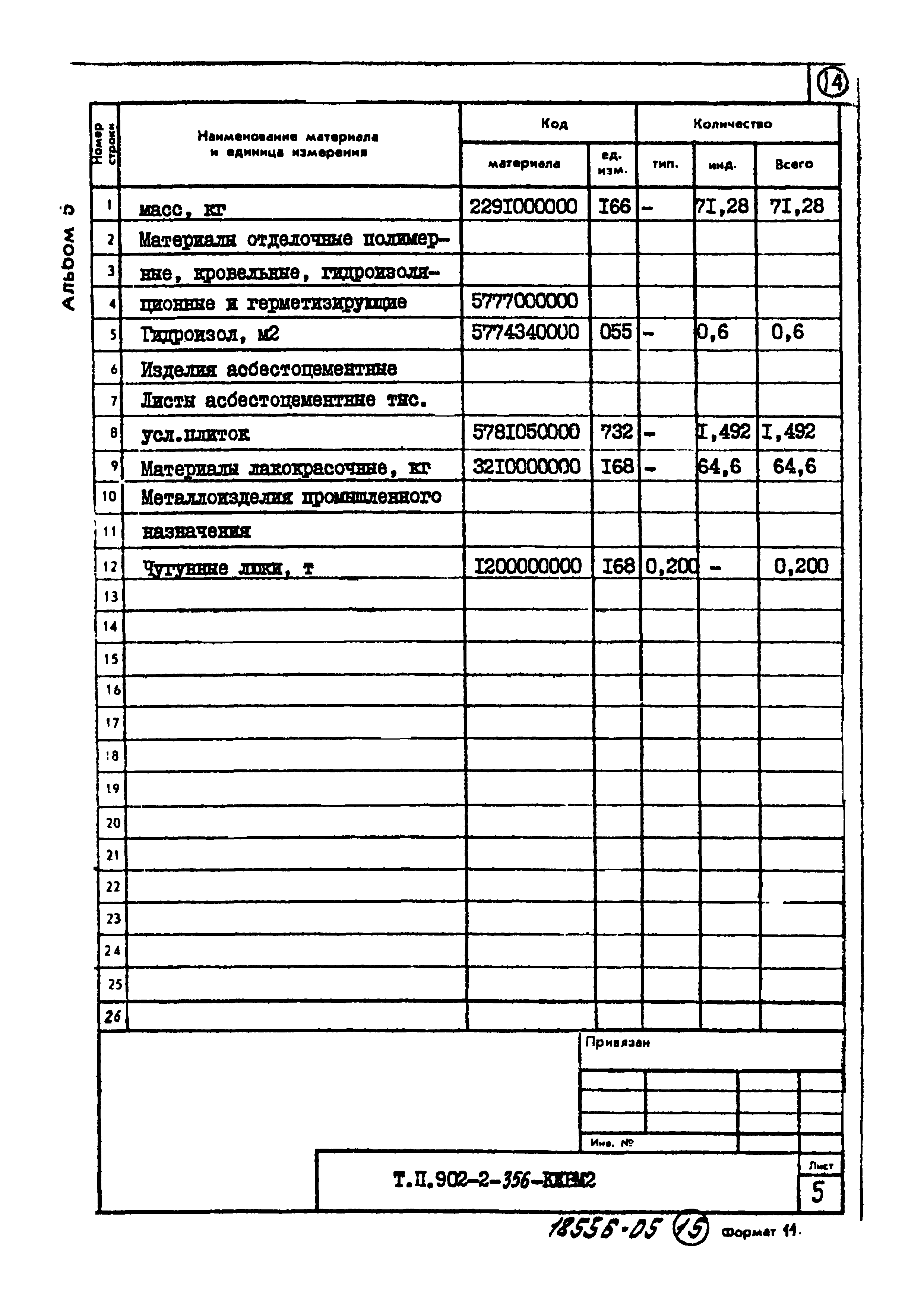 Типовой проект 902-2-356